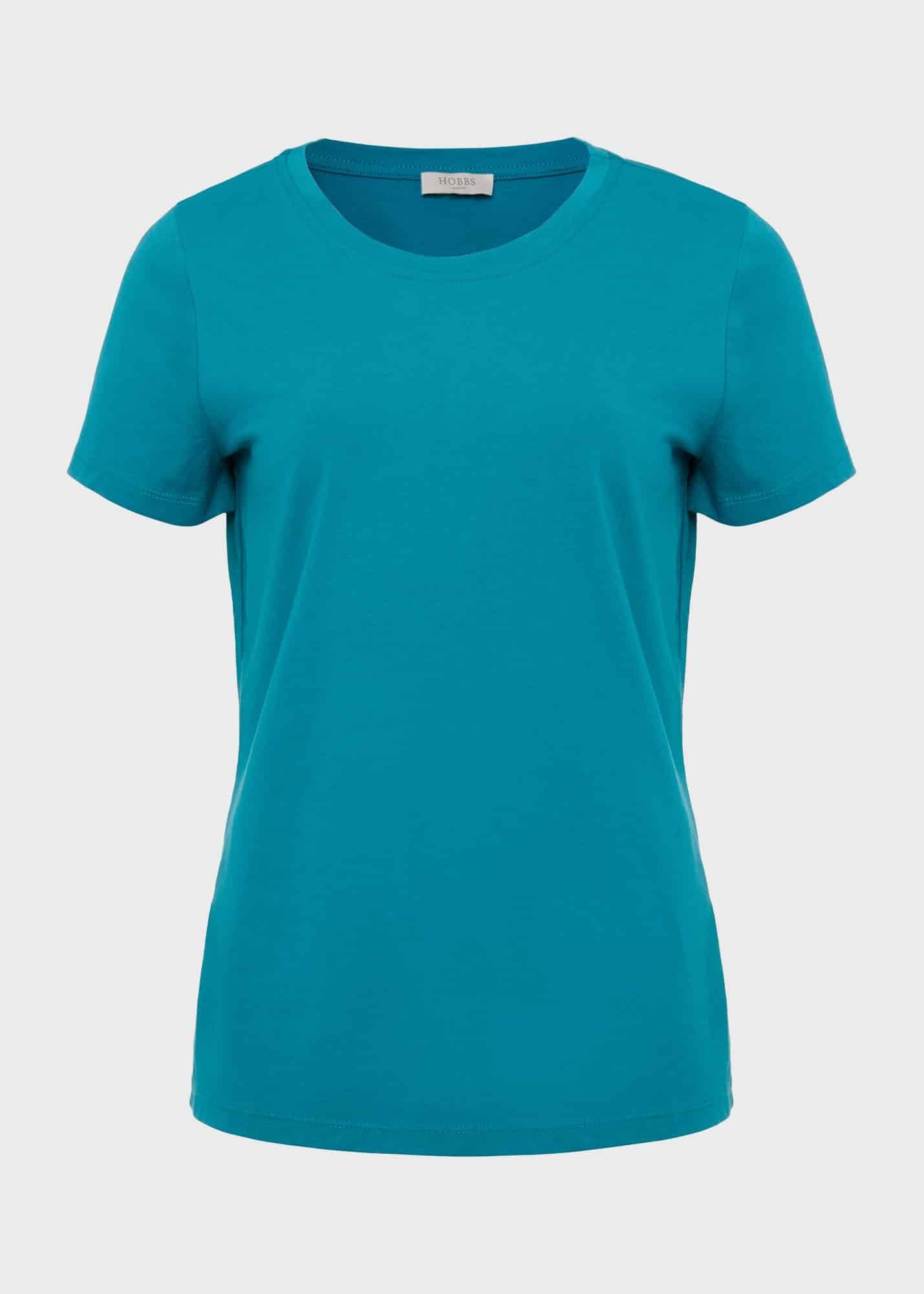 Pixie Cotton T-Shirt, Lagoon Blue, hi-res
