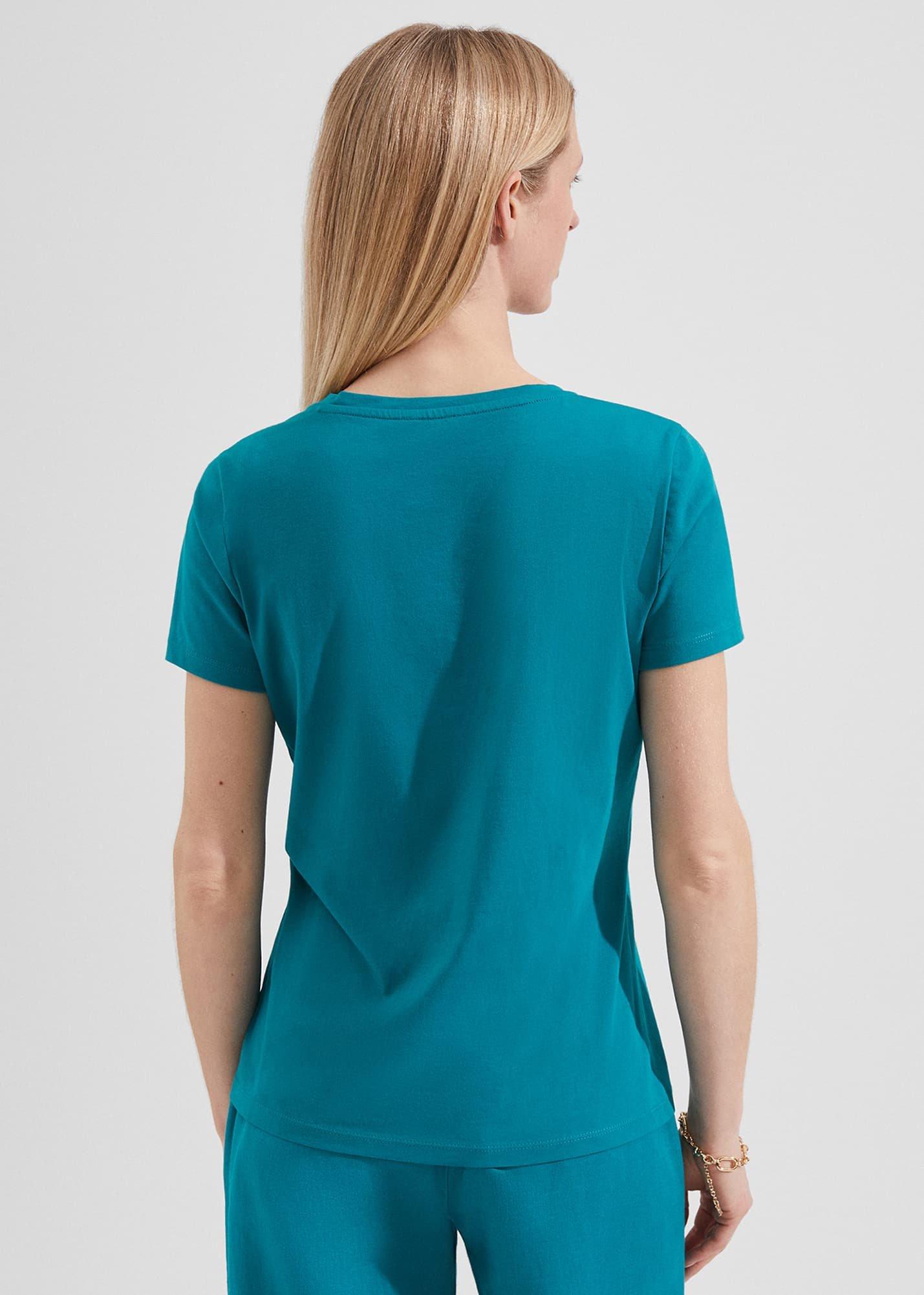 Pixie Cotton T-Shirt, Lagoon Blue, hi-res