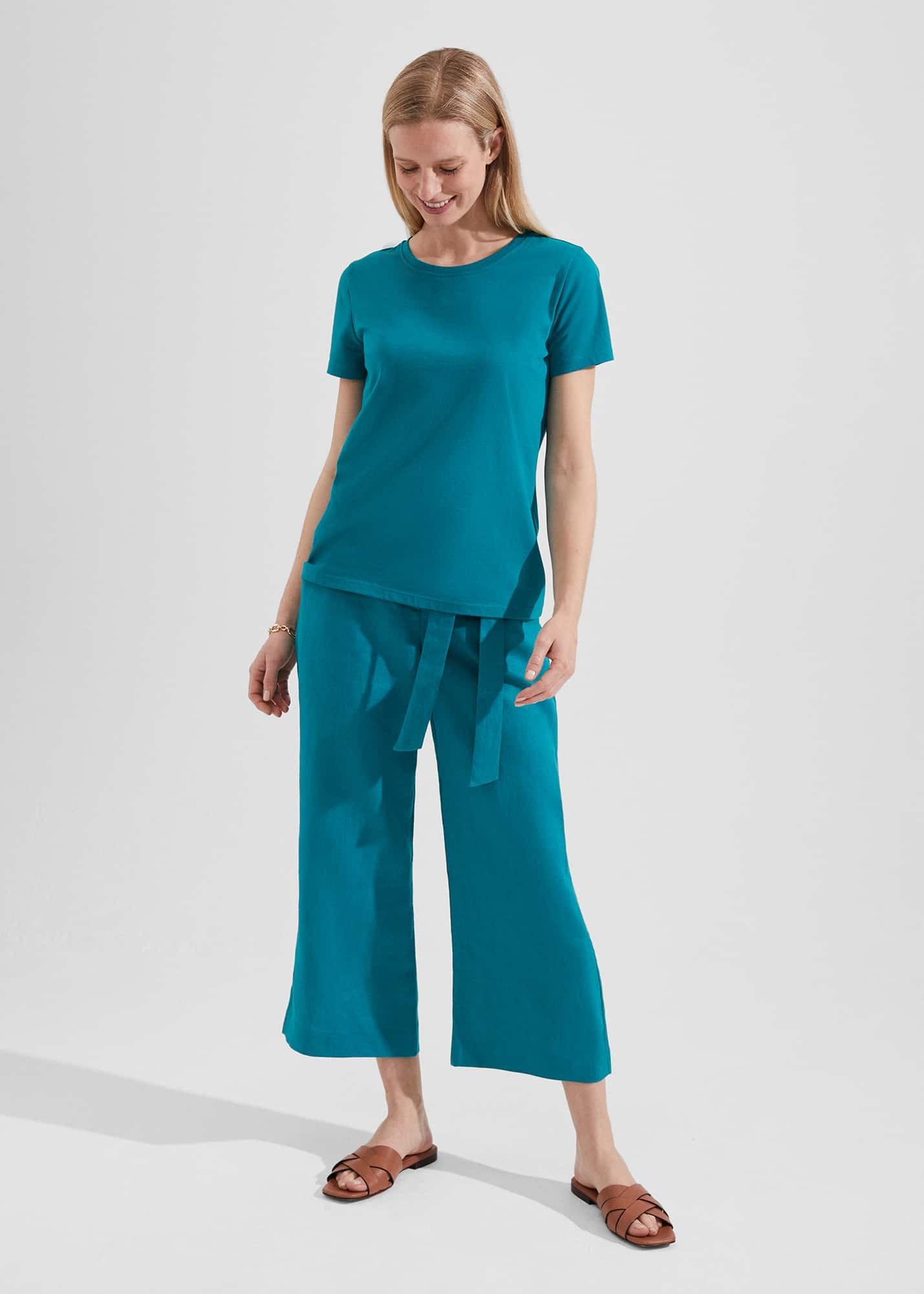 Pixie Cotton T-Shirt, Lagoon Blue, hi-res