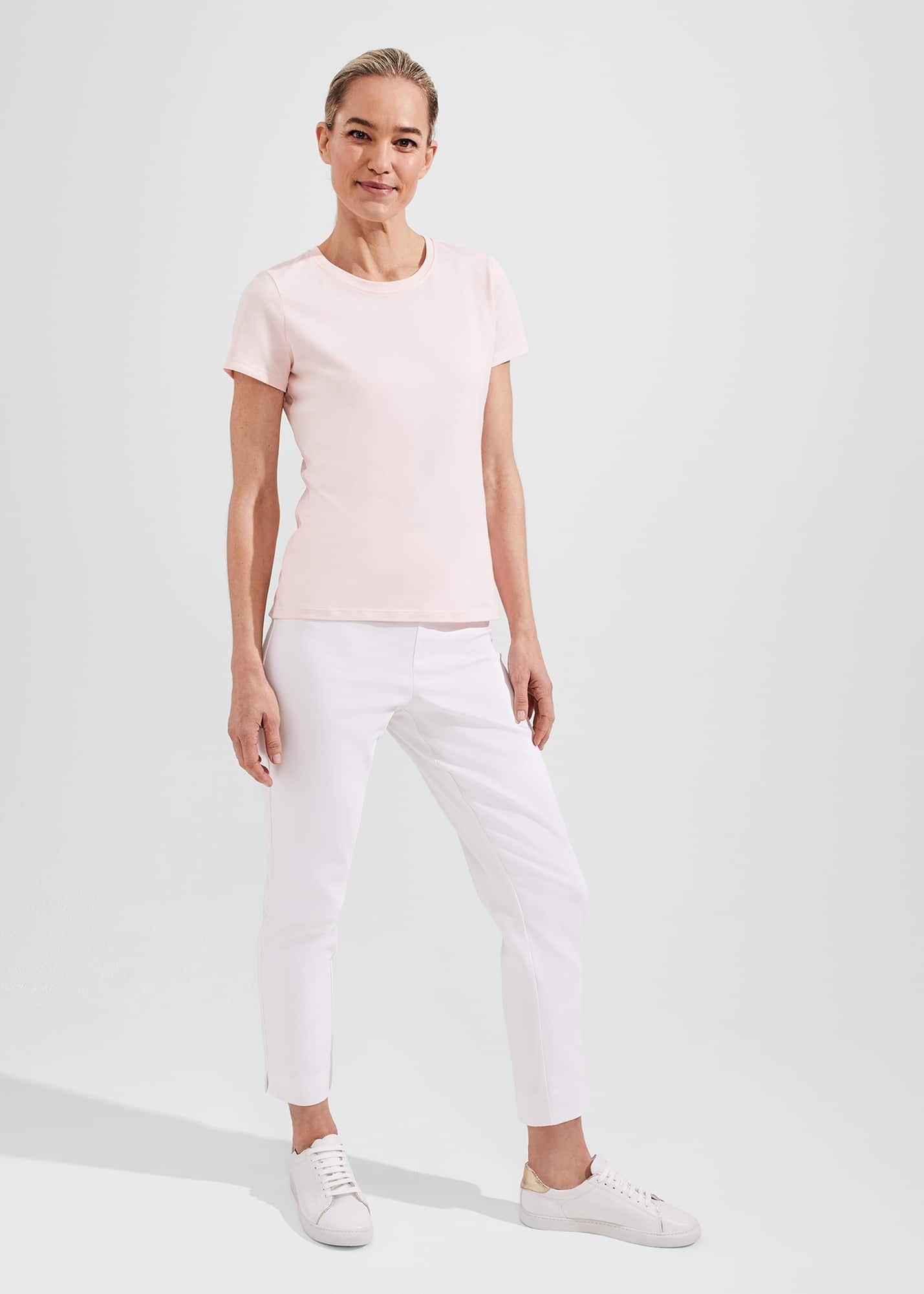 Pixie Cotton T-Shirt, Warm Pink, hi-res
