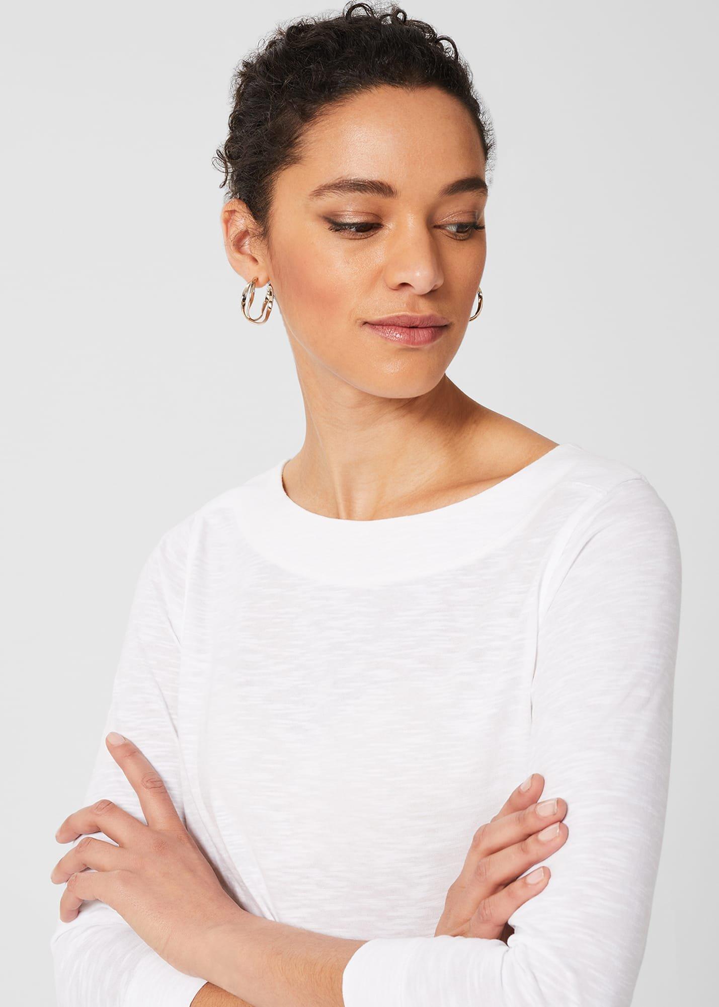 Avia Cotton Slub T-Shirt, White, hi-res