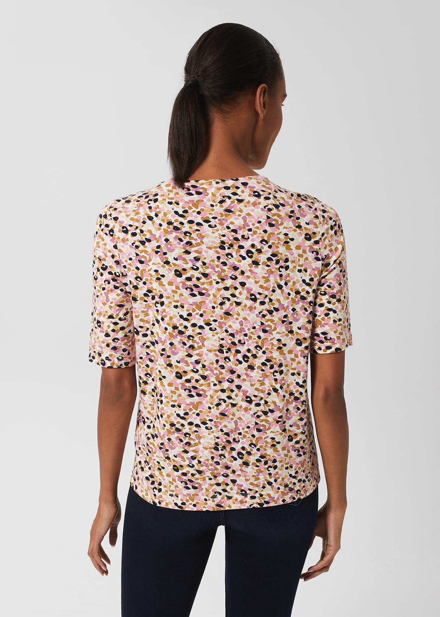 Jacqueline Print Top, Ivory Multi, hi-res