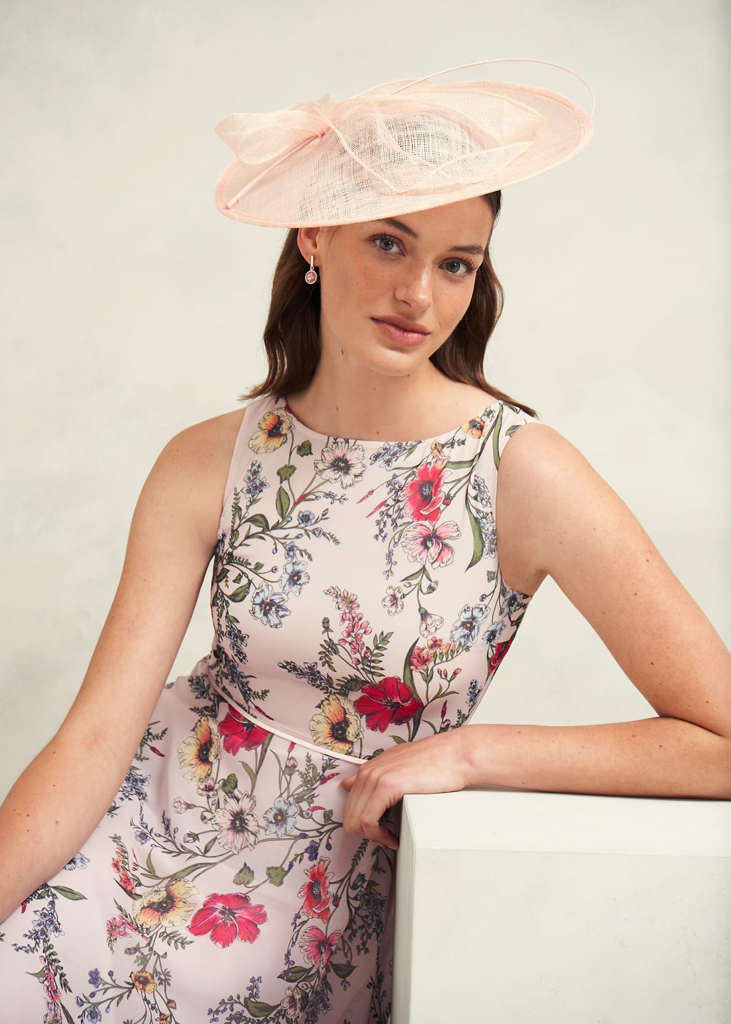 Ottilie Fascinator, Pale Pink, hi-res