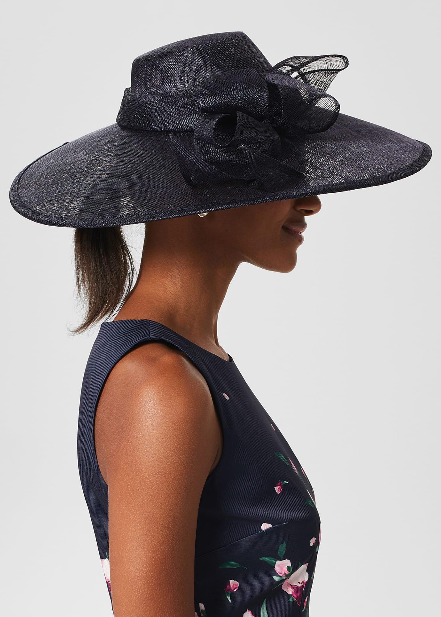 Nicola Fascinator, Midnight, hi-res
