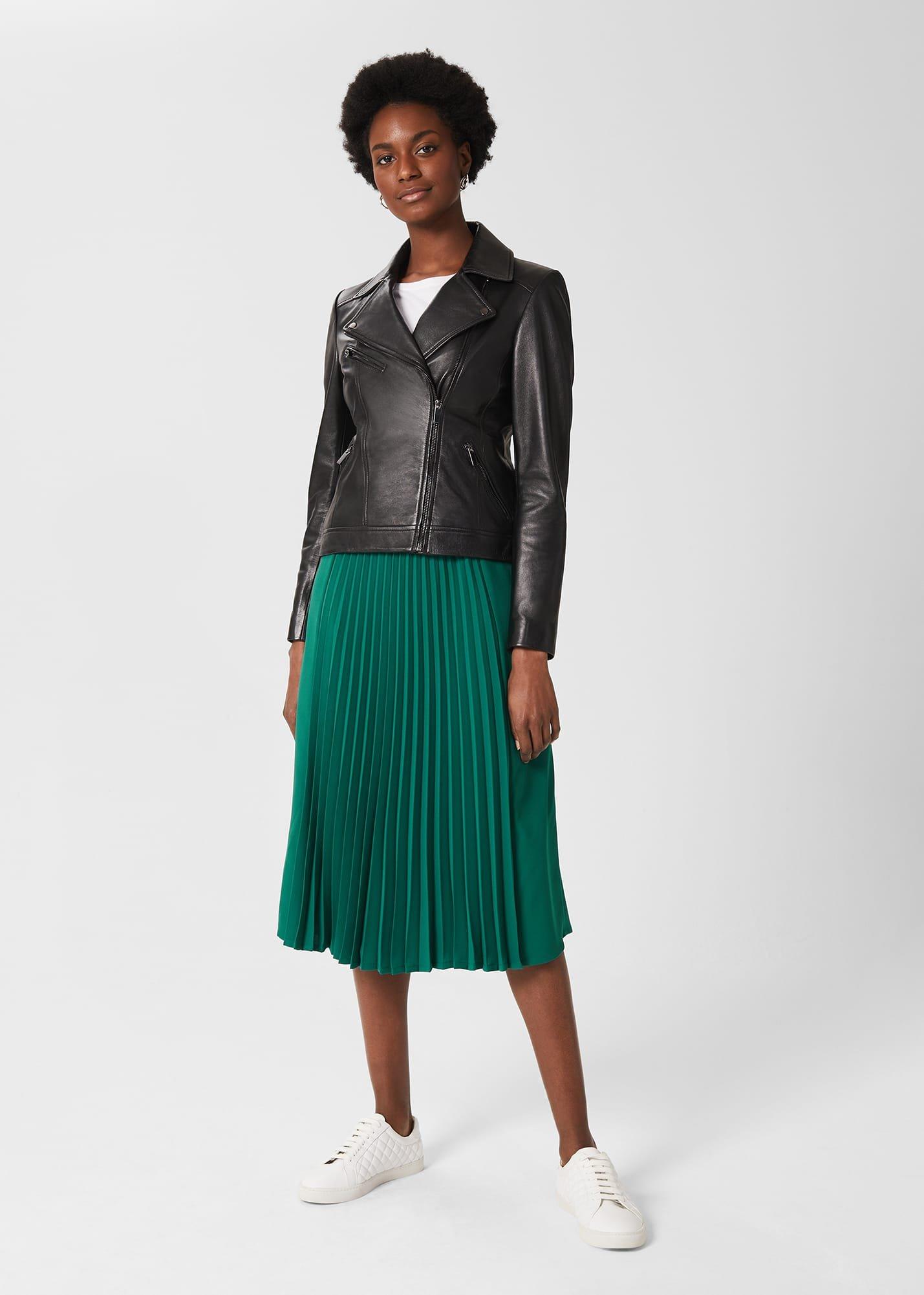 Dakota Leather Jacket, Black, hi-res