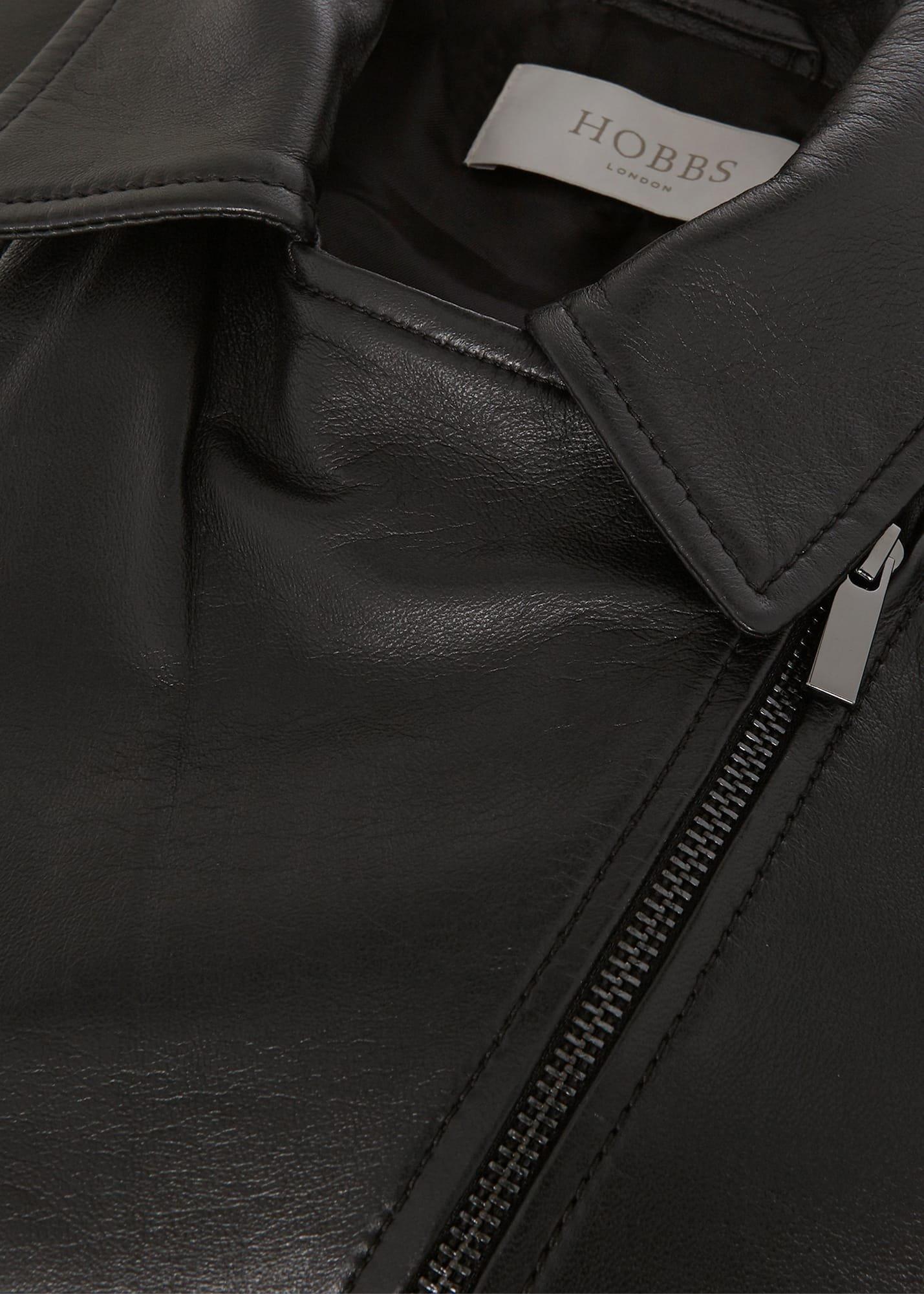 Dakota Leather Jacket, Black, hi-res