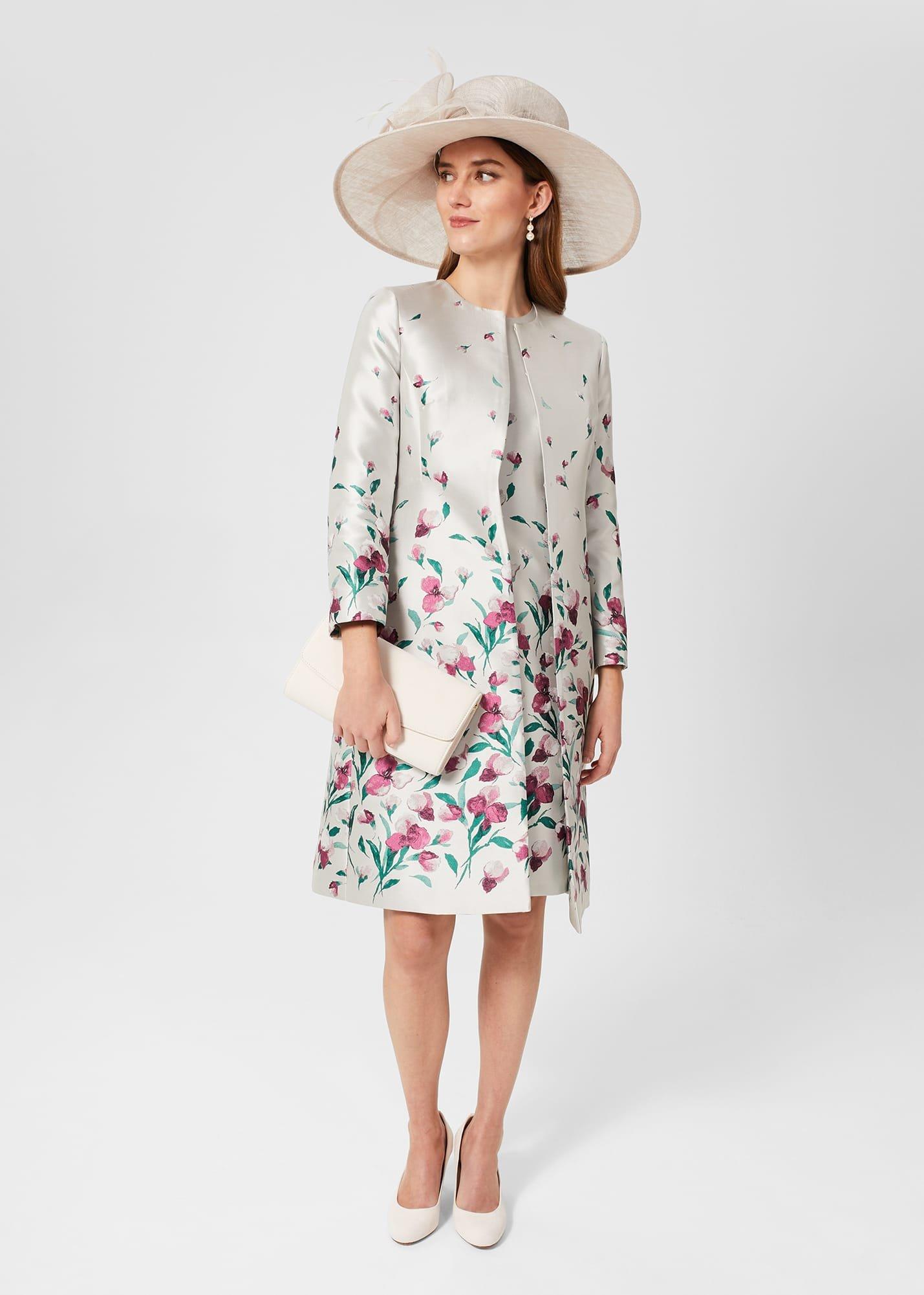 Gwen Floral Jacquard Coat
