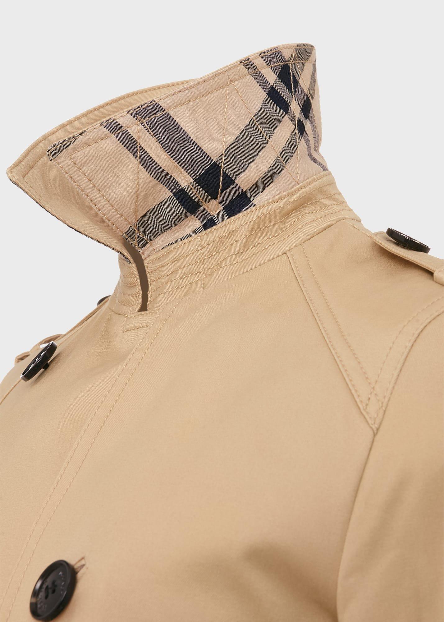 Petite Lisa Trench, Beige Suede, hi-res