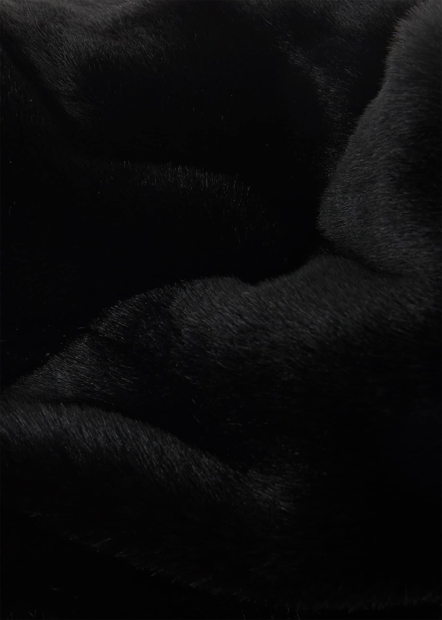 Florence Fur Coat, Black, hi-res