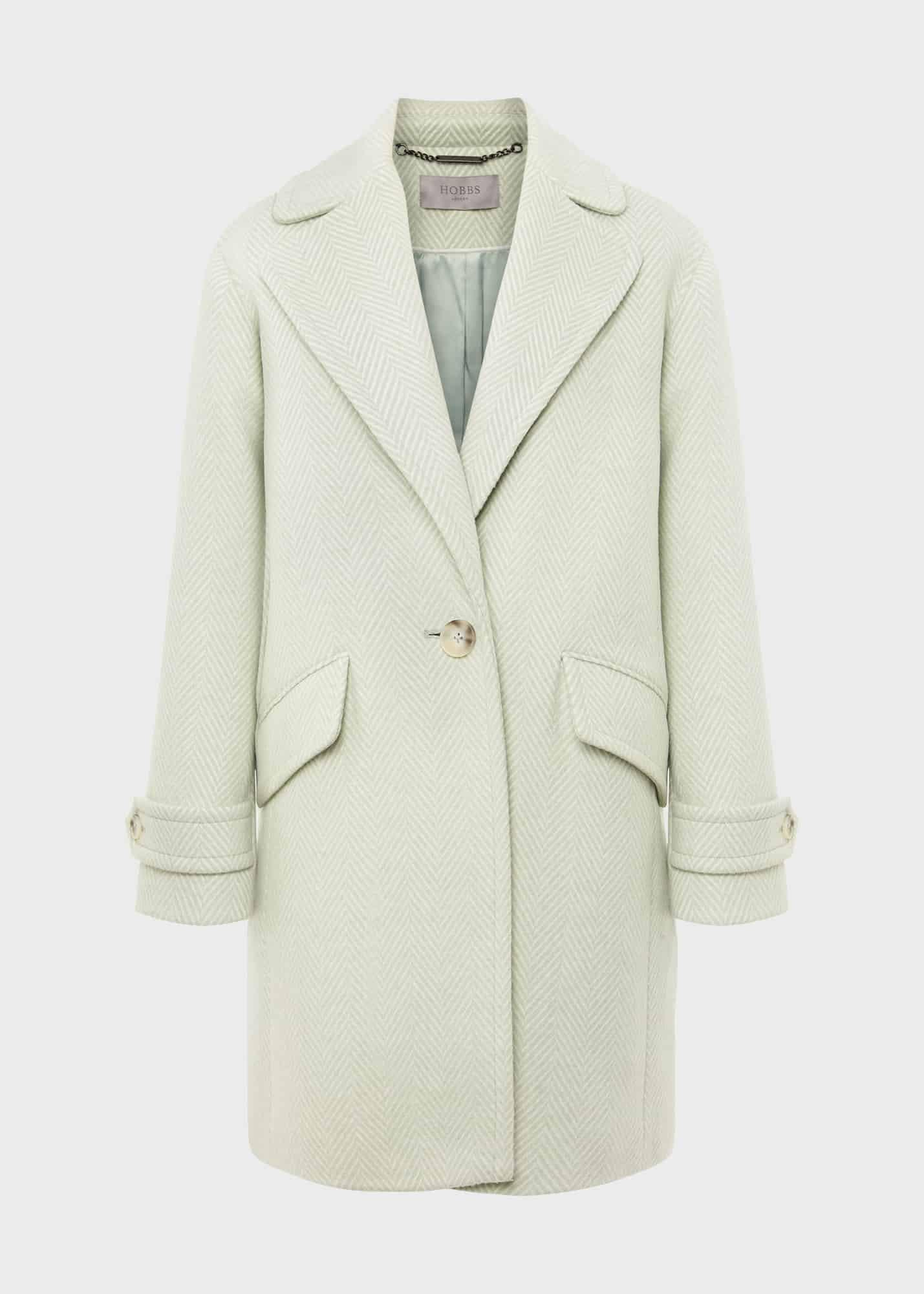 Lillie Coat, Green Ivory, hi-res