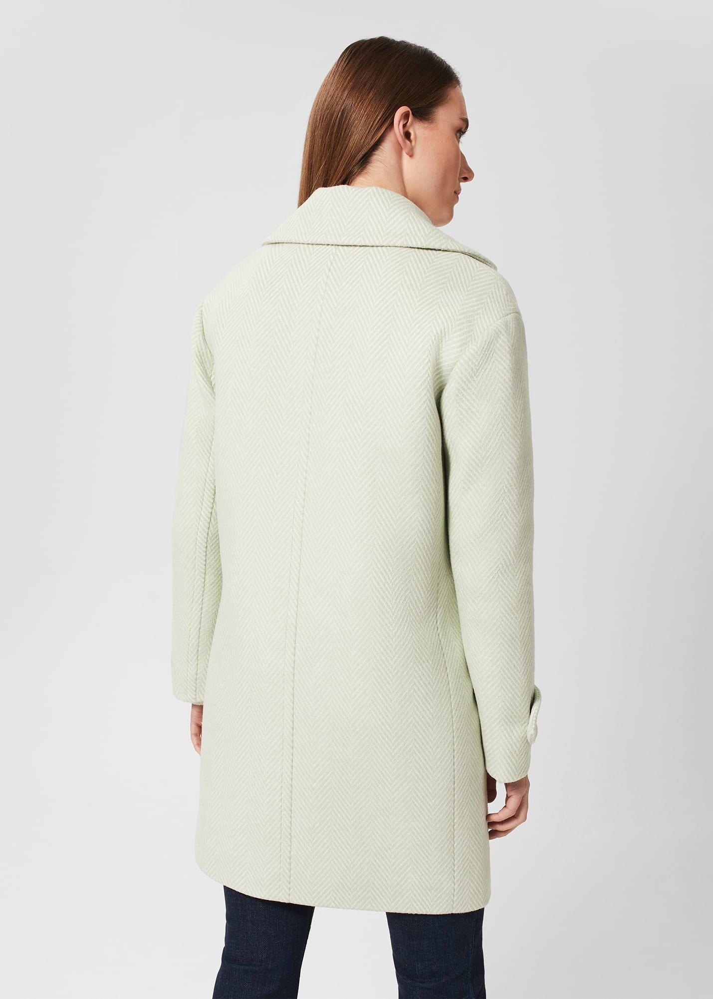 Lillie Coat, Green Ivory, hi-res