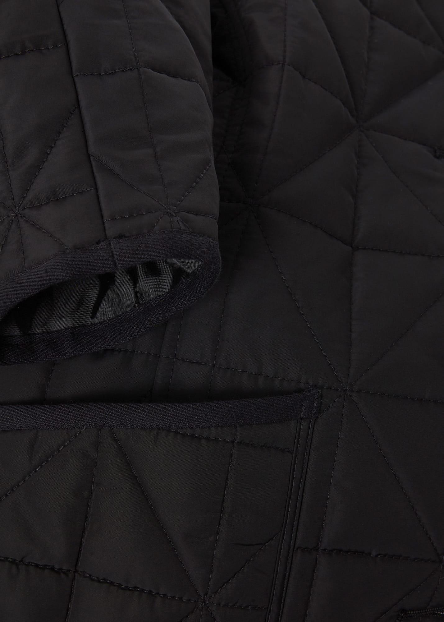 Katie Quilted Coat, Black, hi-res