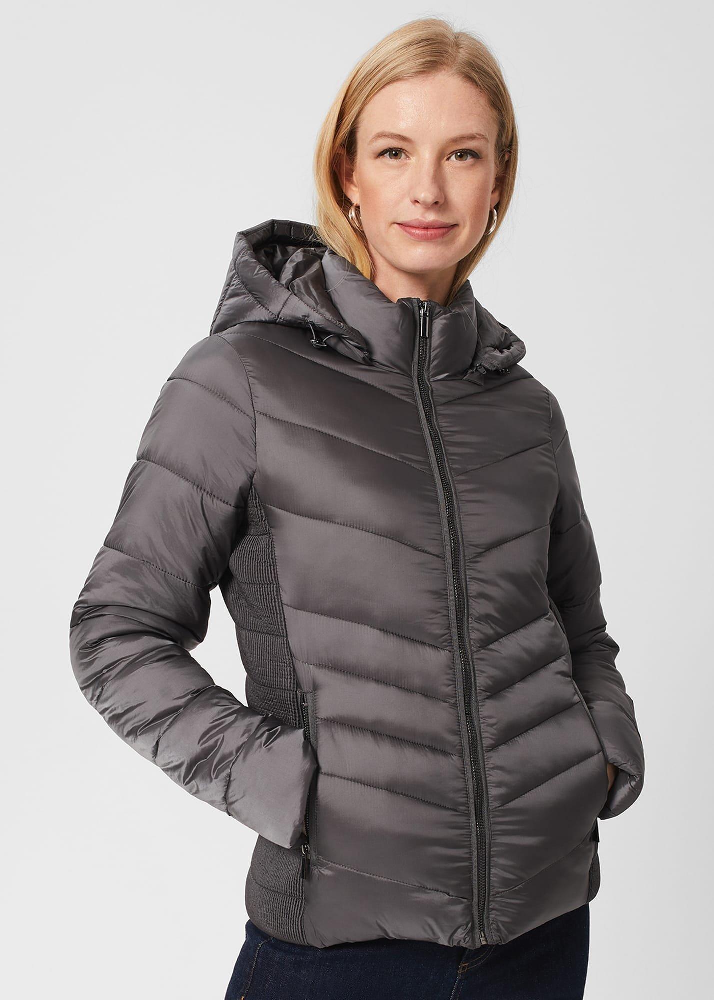 Ashlyn Puffer Coat, Dark Charcoal, hi-res