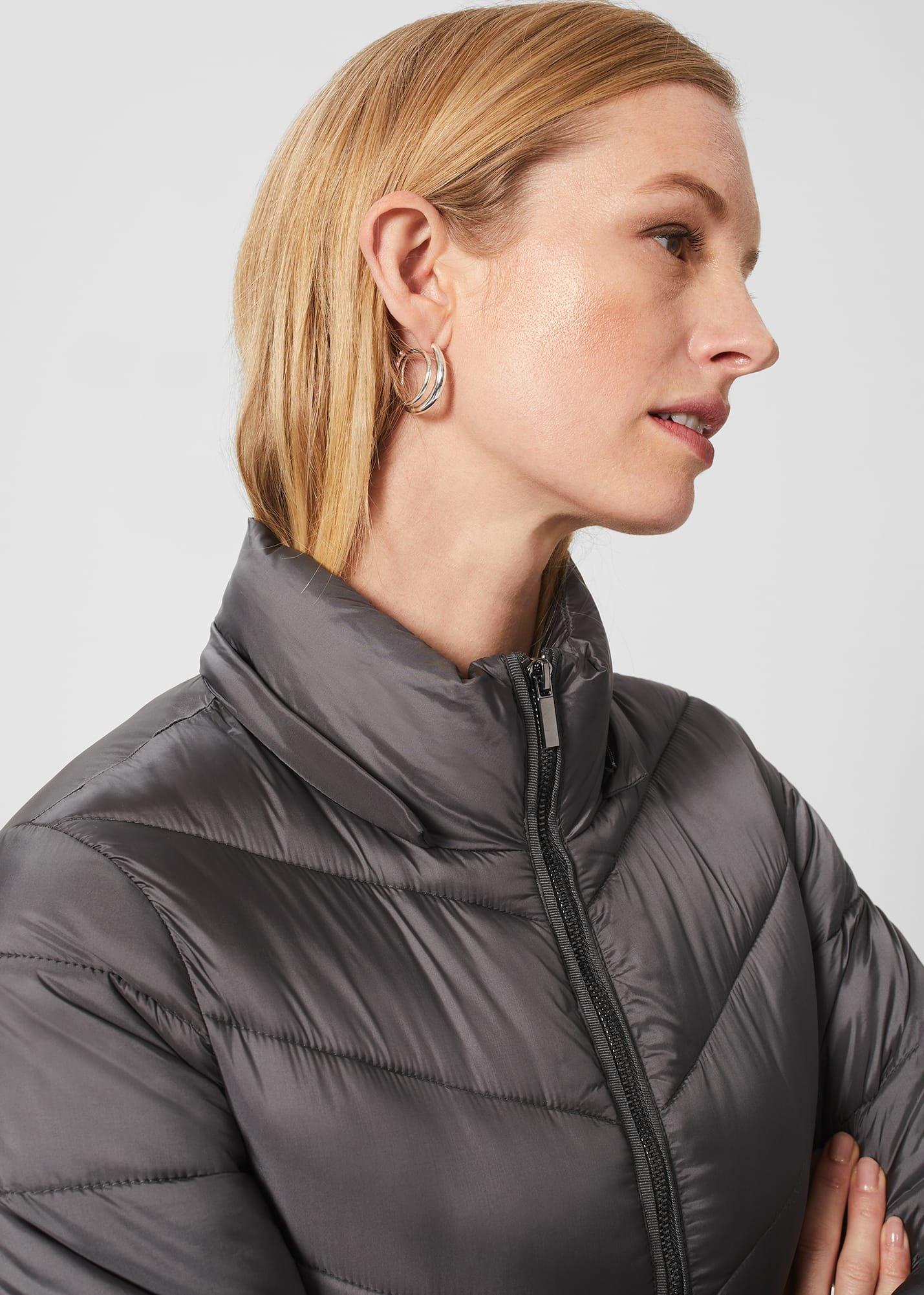 Ashlyn Puffer Coat, Dark Charcoal, hi-res