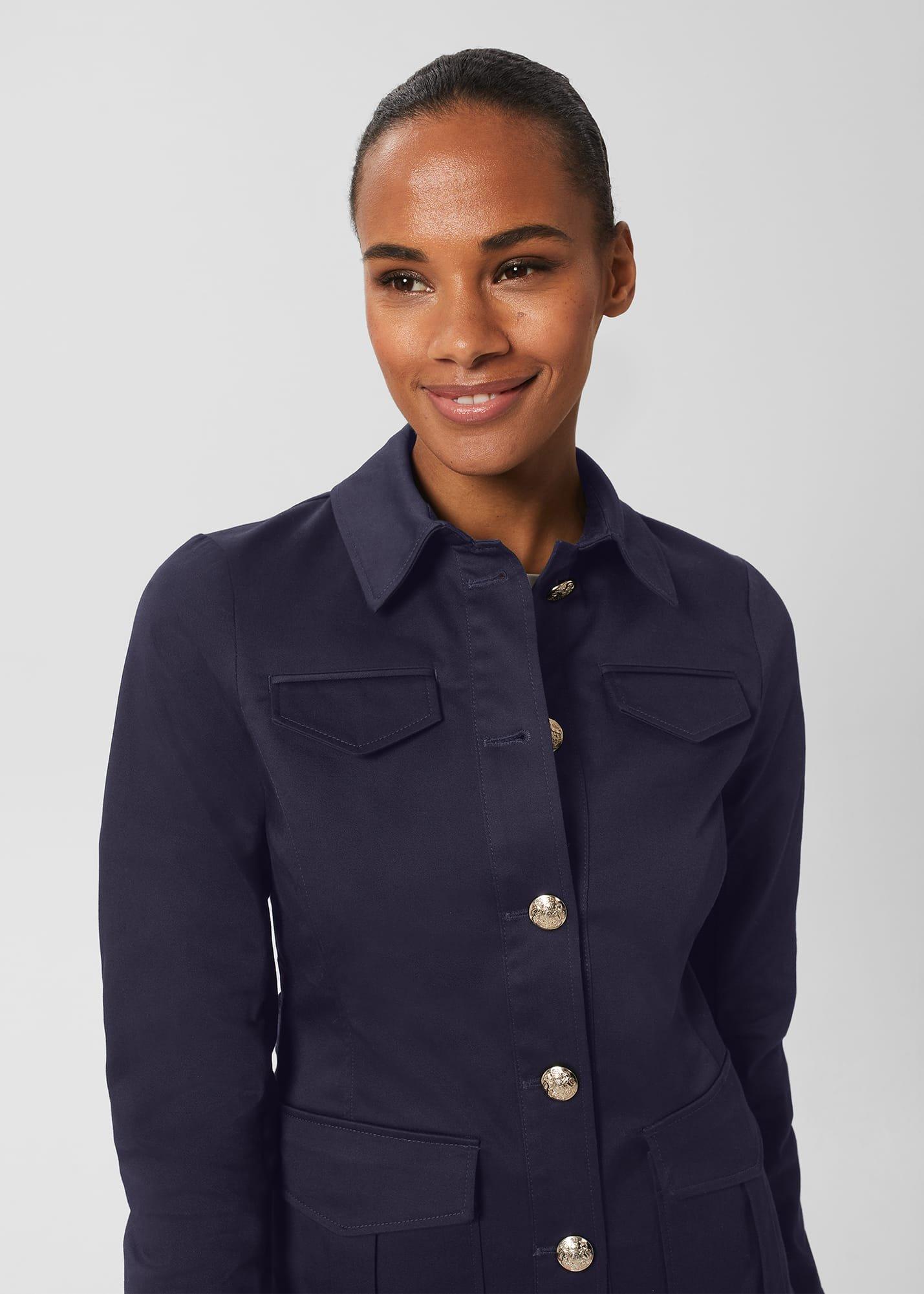 Farrah Jacket, Navy, hi-res