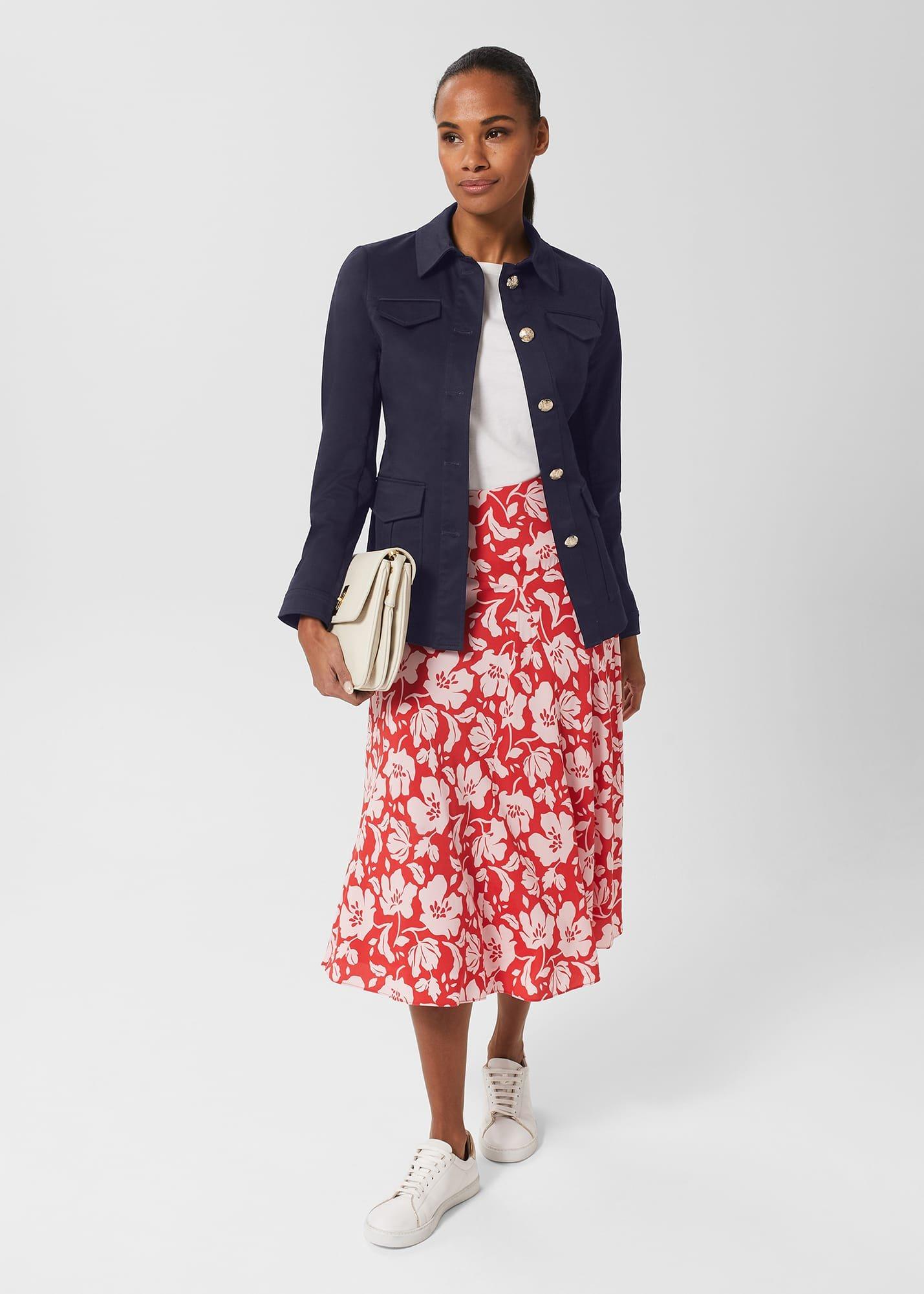 Farrah Jacket, Navy, hi-res