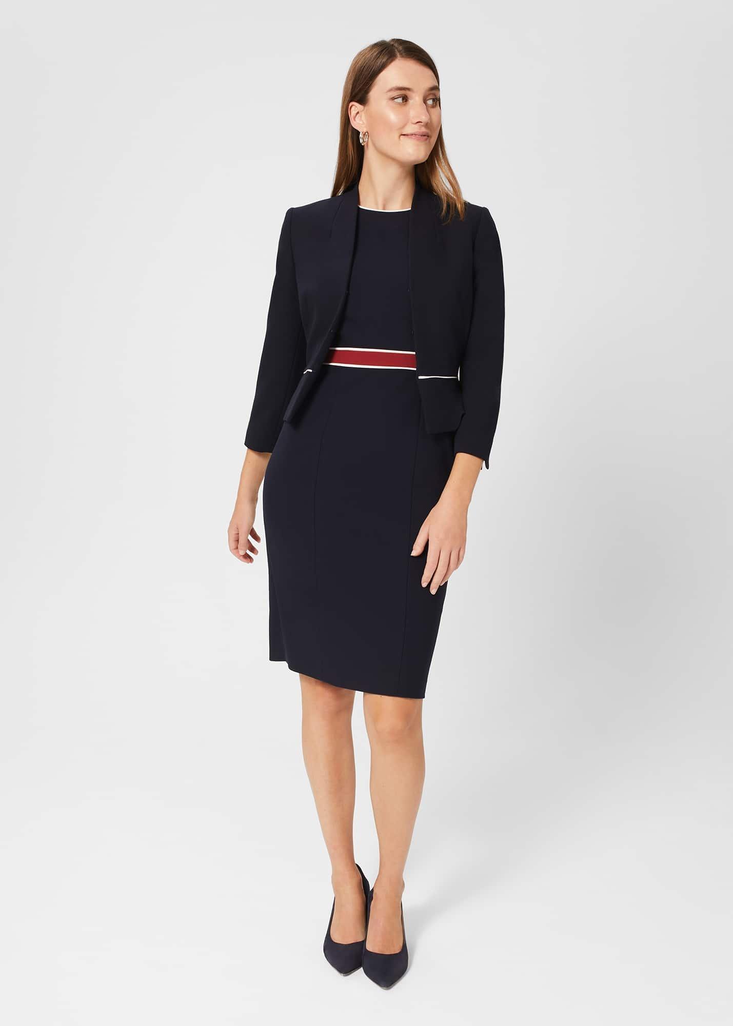 Alexandra Jacket, Navy Ivory, hi-res