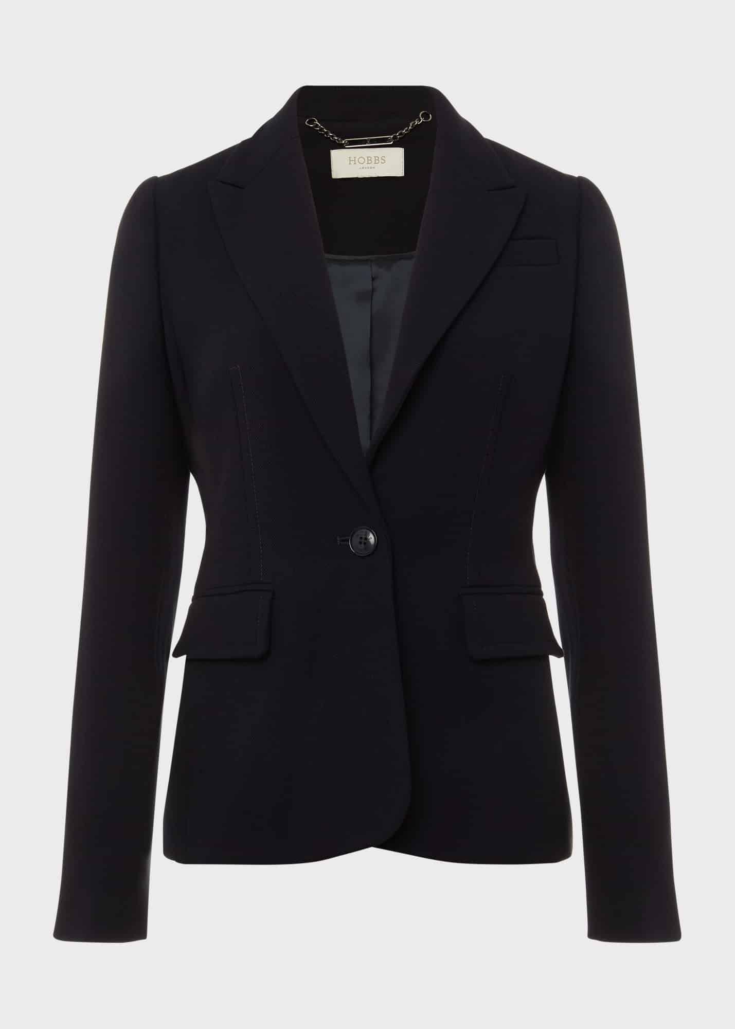 Petite Mia Jacket, Navy, hi-res