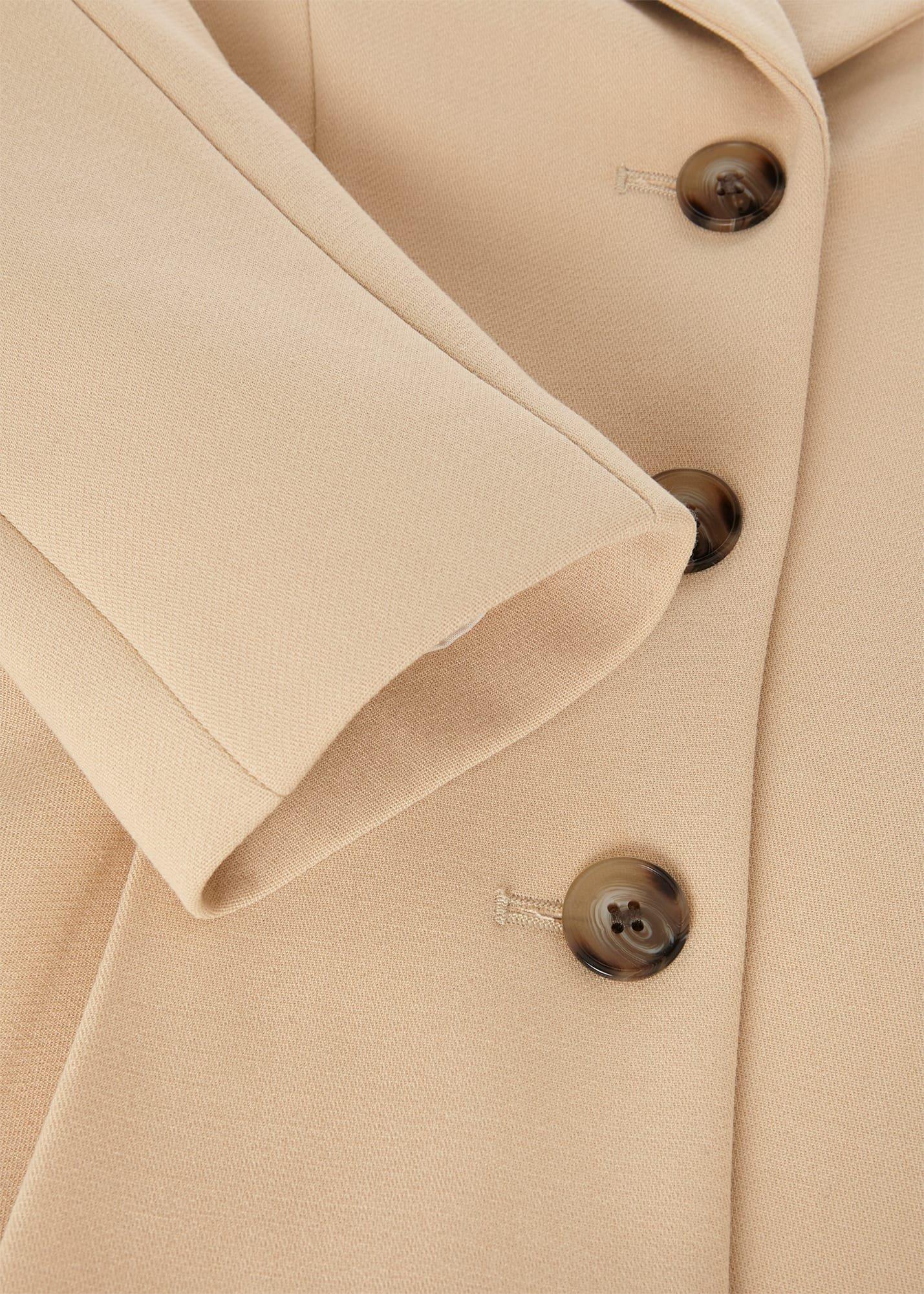 Beatrice Jacket, Beige Suede, hi-res