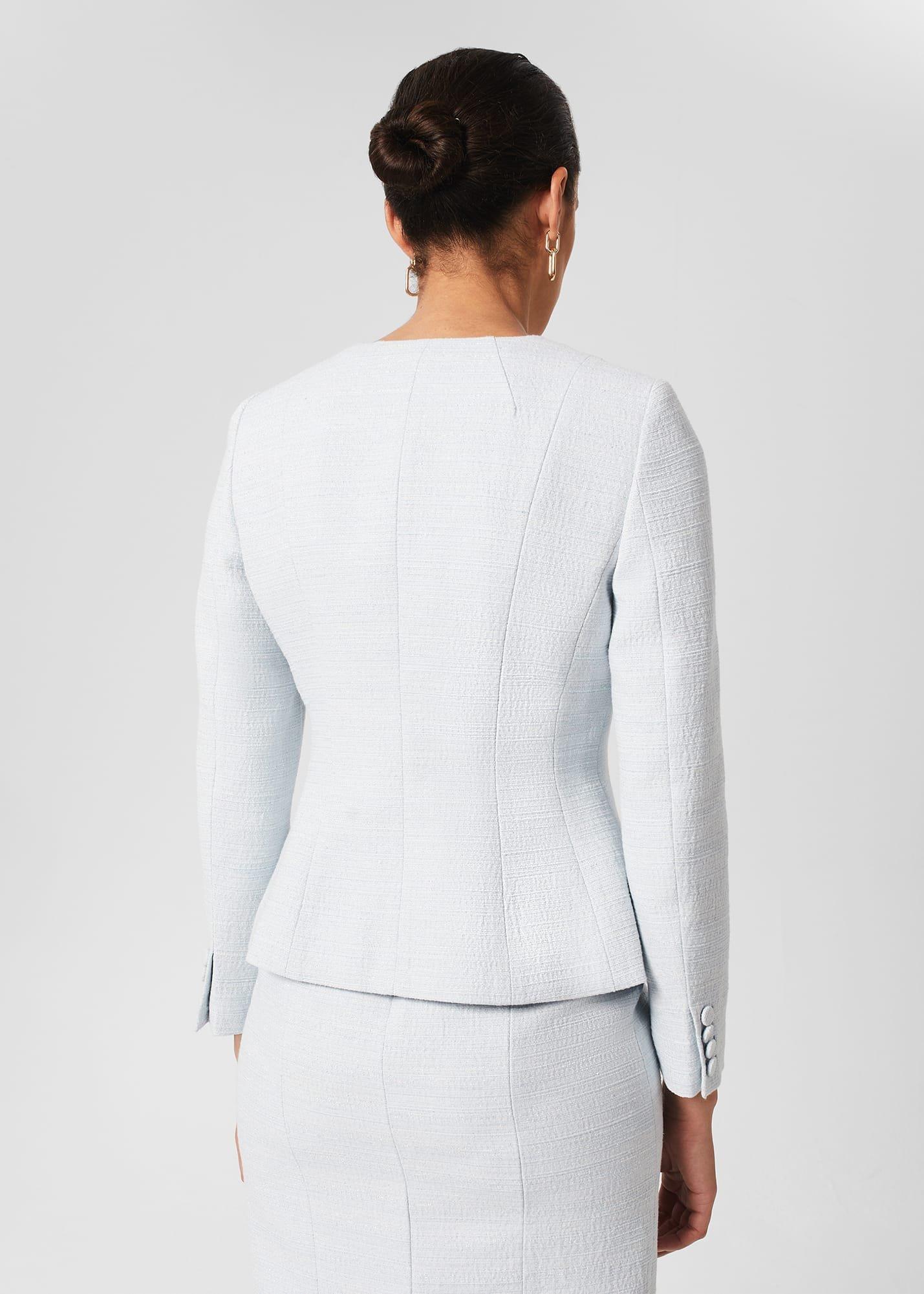 Layla Sculpting Jacket, Pale Blue, hi-res