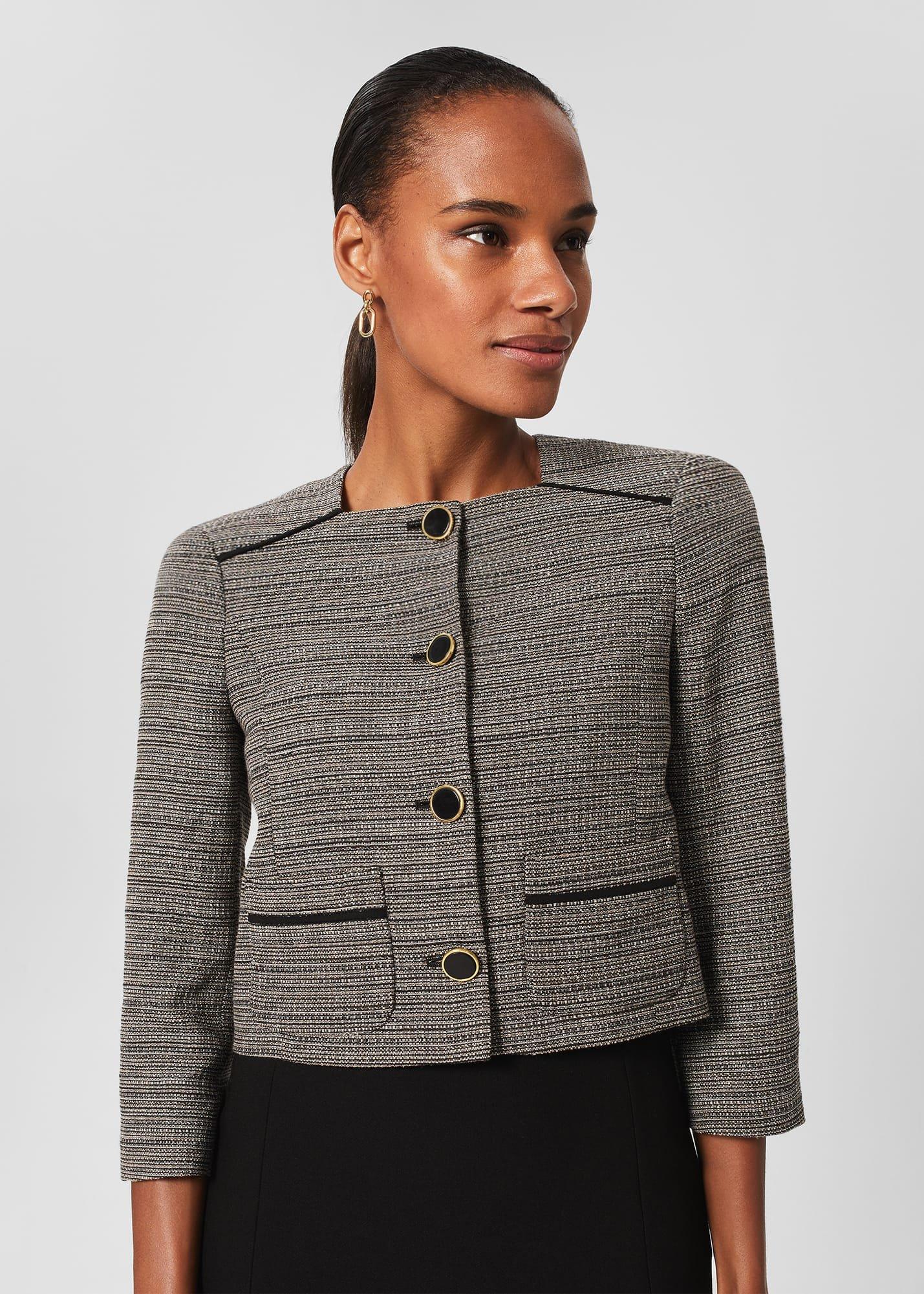 Kathy Jacket, Black Ivory, hi-res