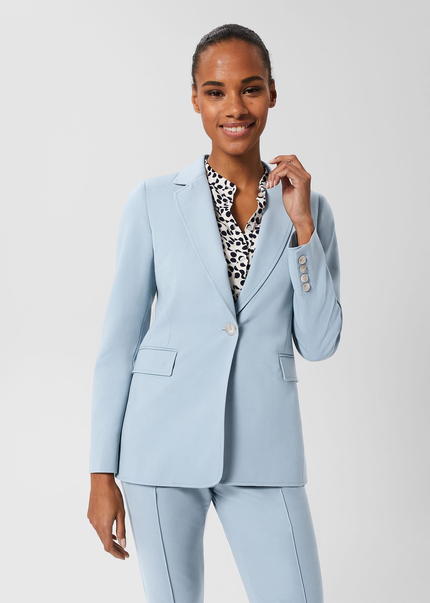 Cassia Jacket, Dusky Blue, hi-res