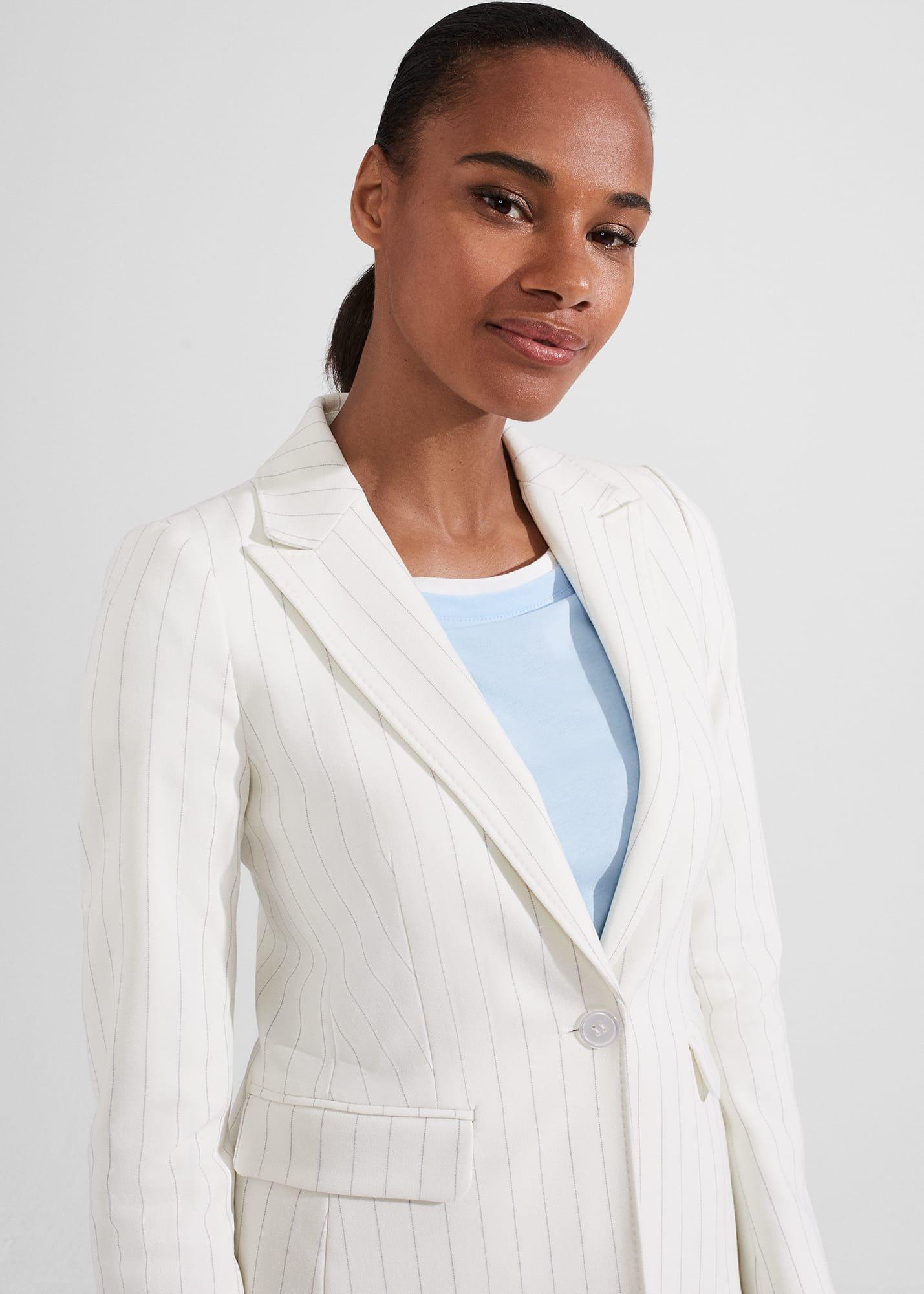 Sherry Blazer, Ivory Grey, hi-res