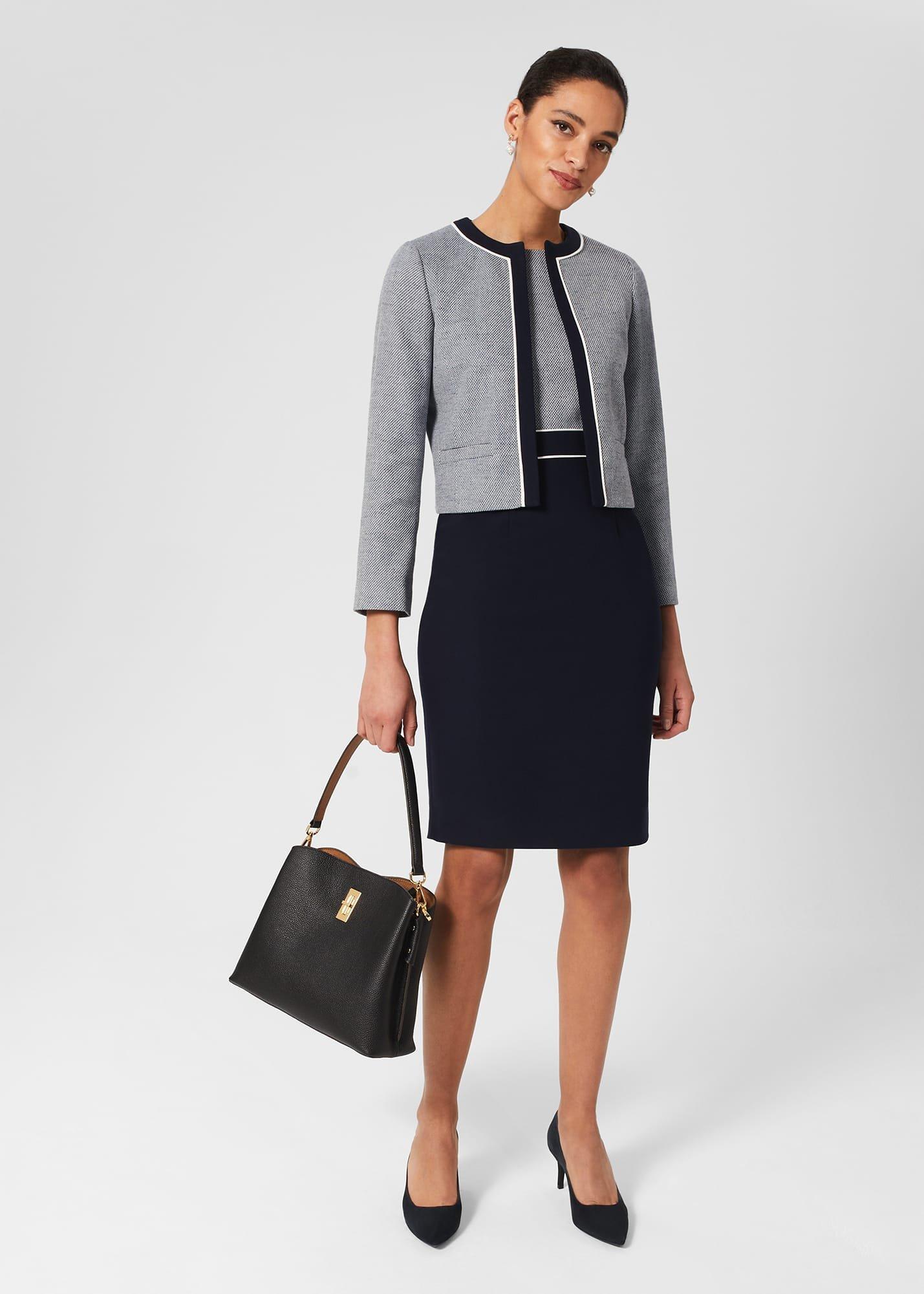 Petite Steph Jacket, Navy Multi, hi-res