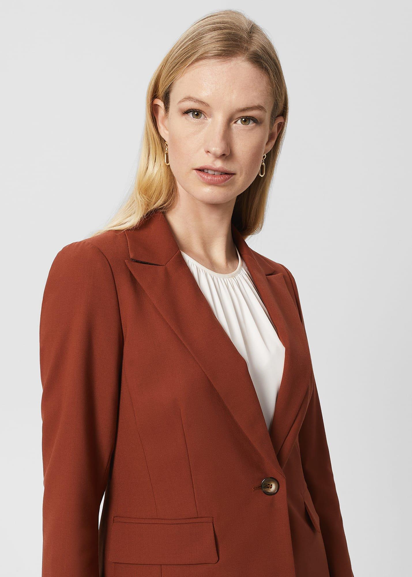 Meghan Jacket, Dark Pecan, hi-res