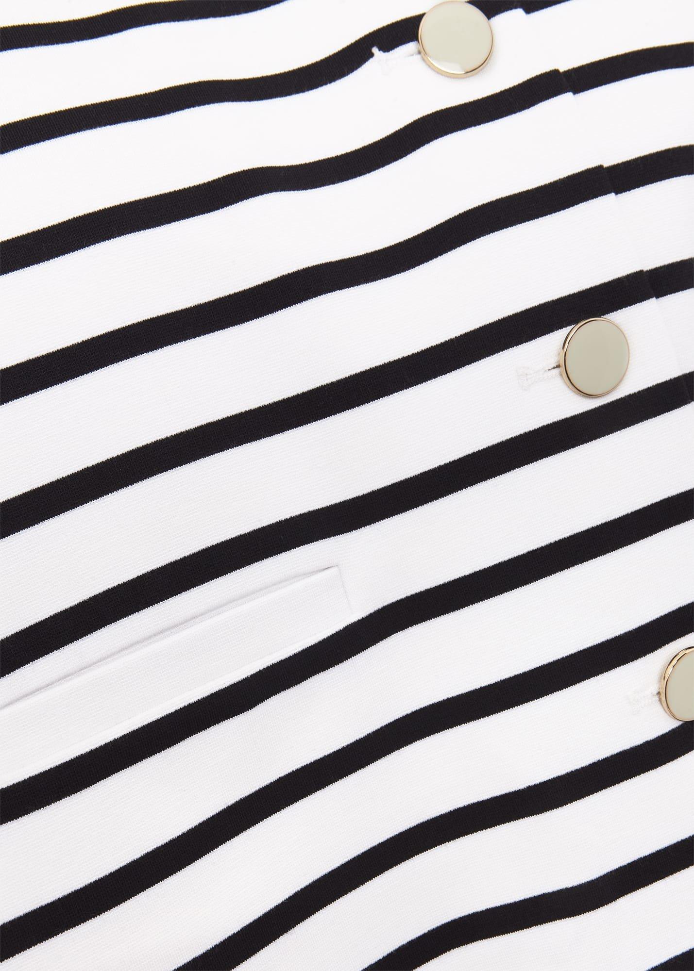 Uma Stripe Jacket, Ivory Navy, hi-res