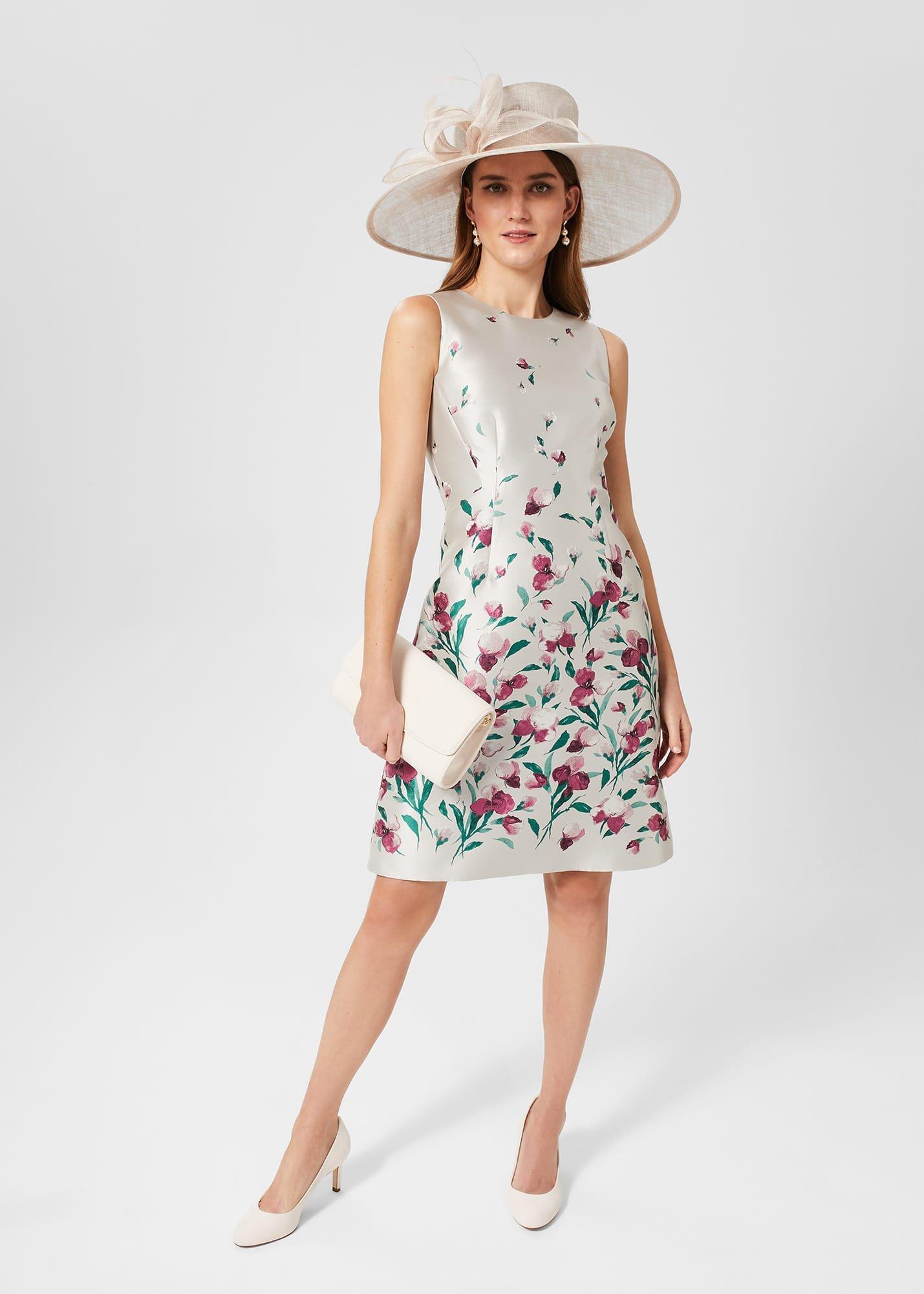 Gwen Floral Jacquard Dress