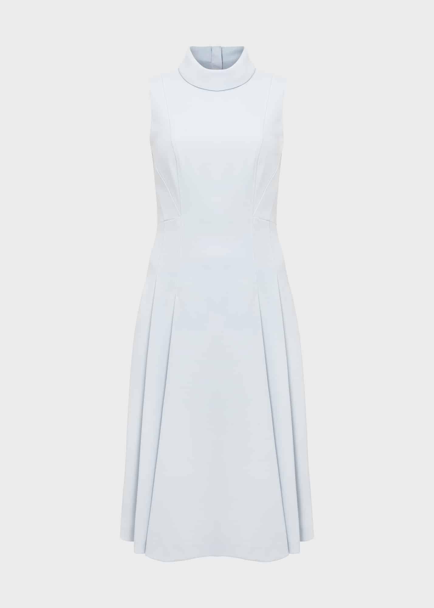 Whilemina Fit And Flare Dress, Pale Blue, hi-res