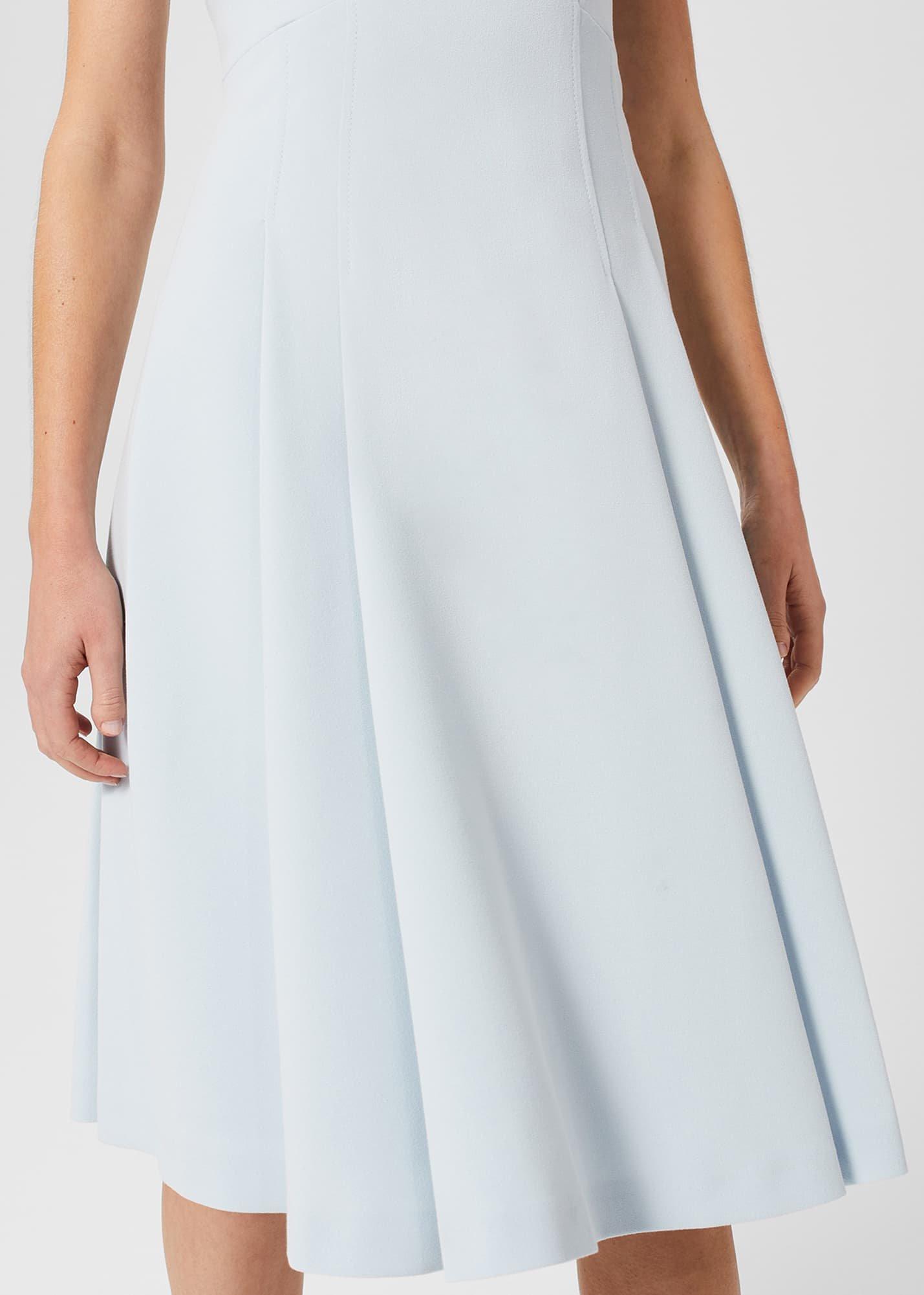 Whilemina Fit And Flare Dress, Pale Blue, hi-res