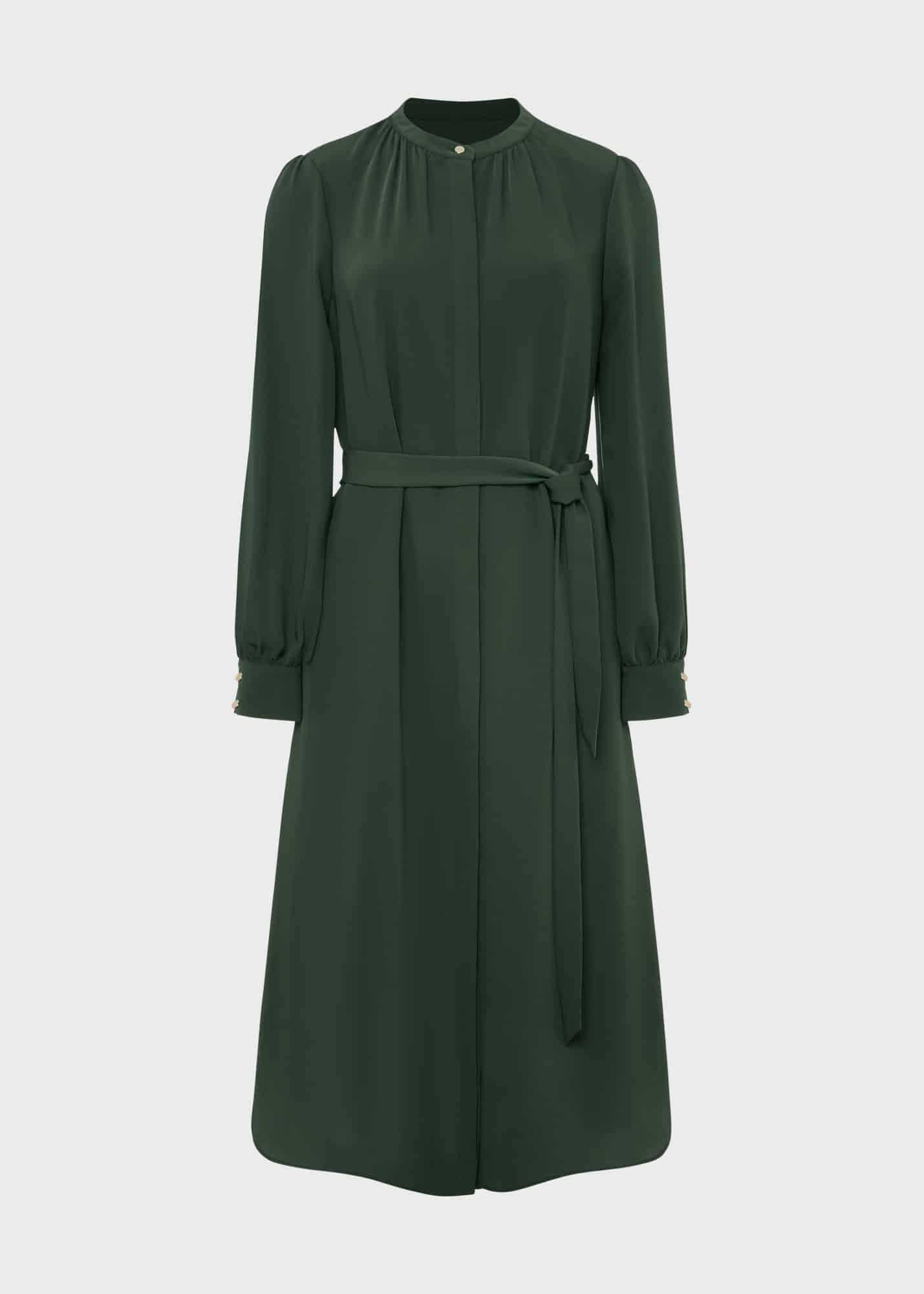 Rue Dress, Rich Sage Green, hi-res