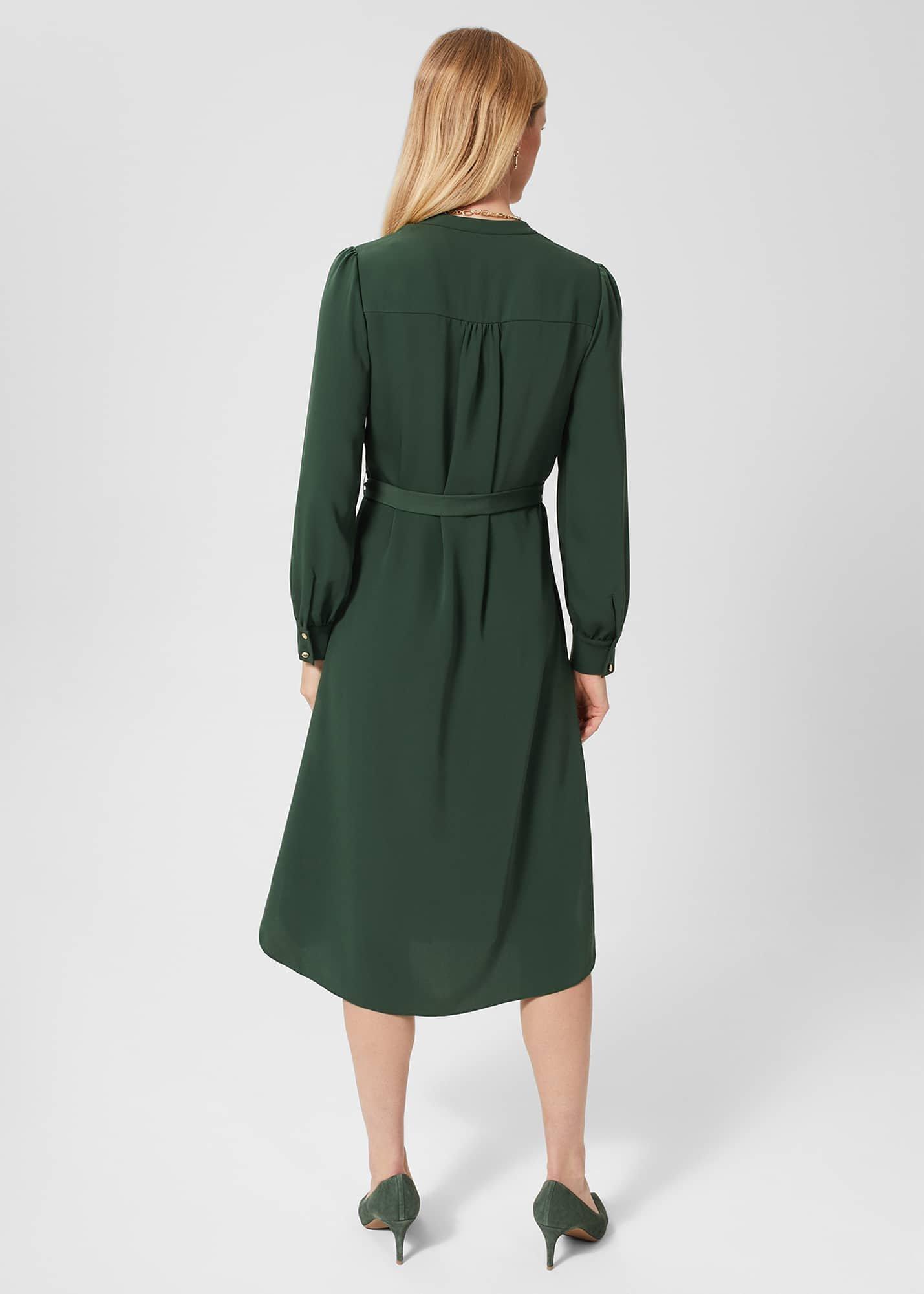 Rue Dress, Rich Sage Green, hi-res