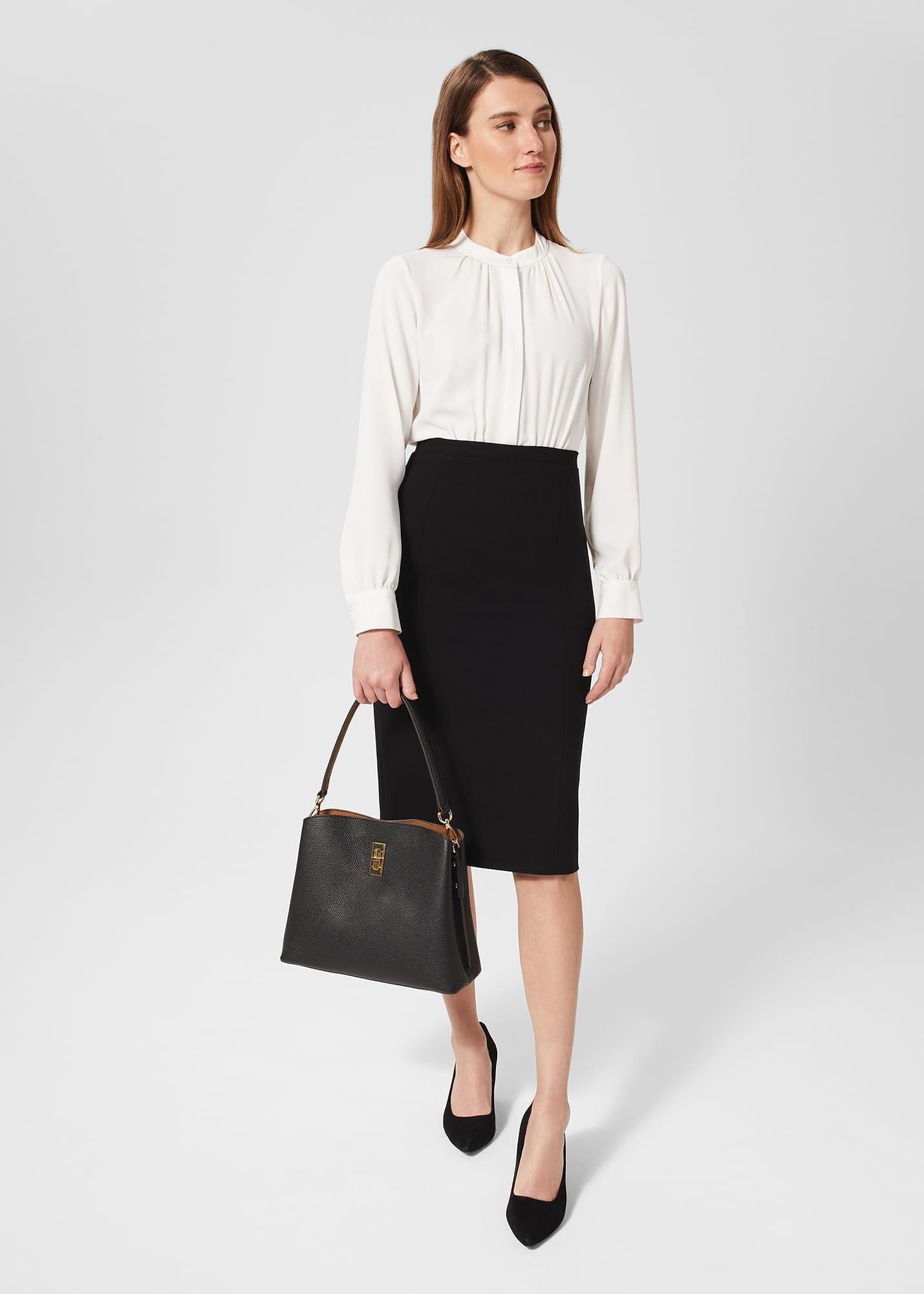 Bella Dress, Ivory Black, hi-res