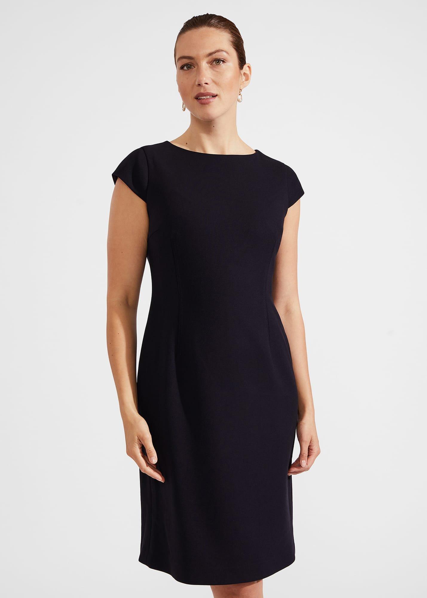 Mia Dress, Navy, hi-res
