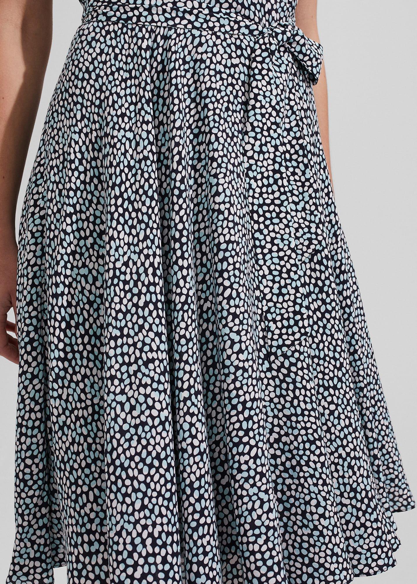 Belinda Dress, Navy Multi, hi-res