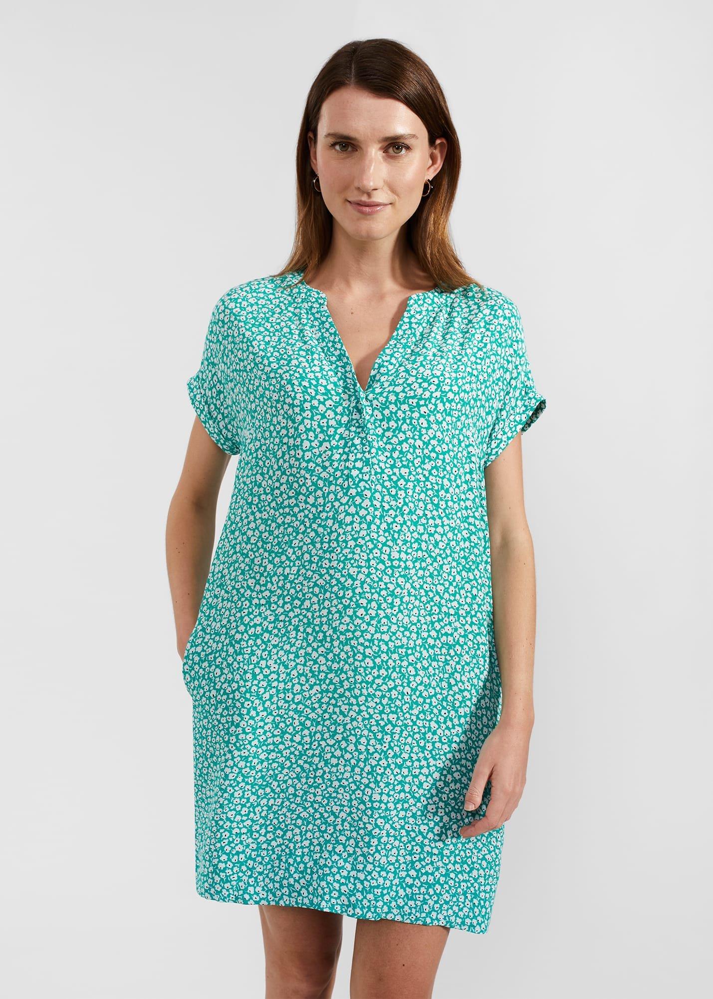 Cindy Dress, Aruba Green, hi-res