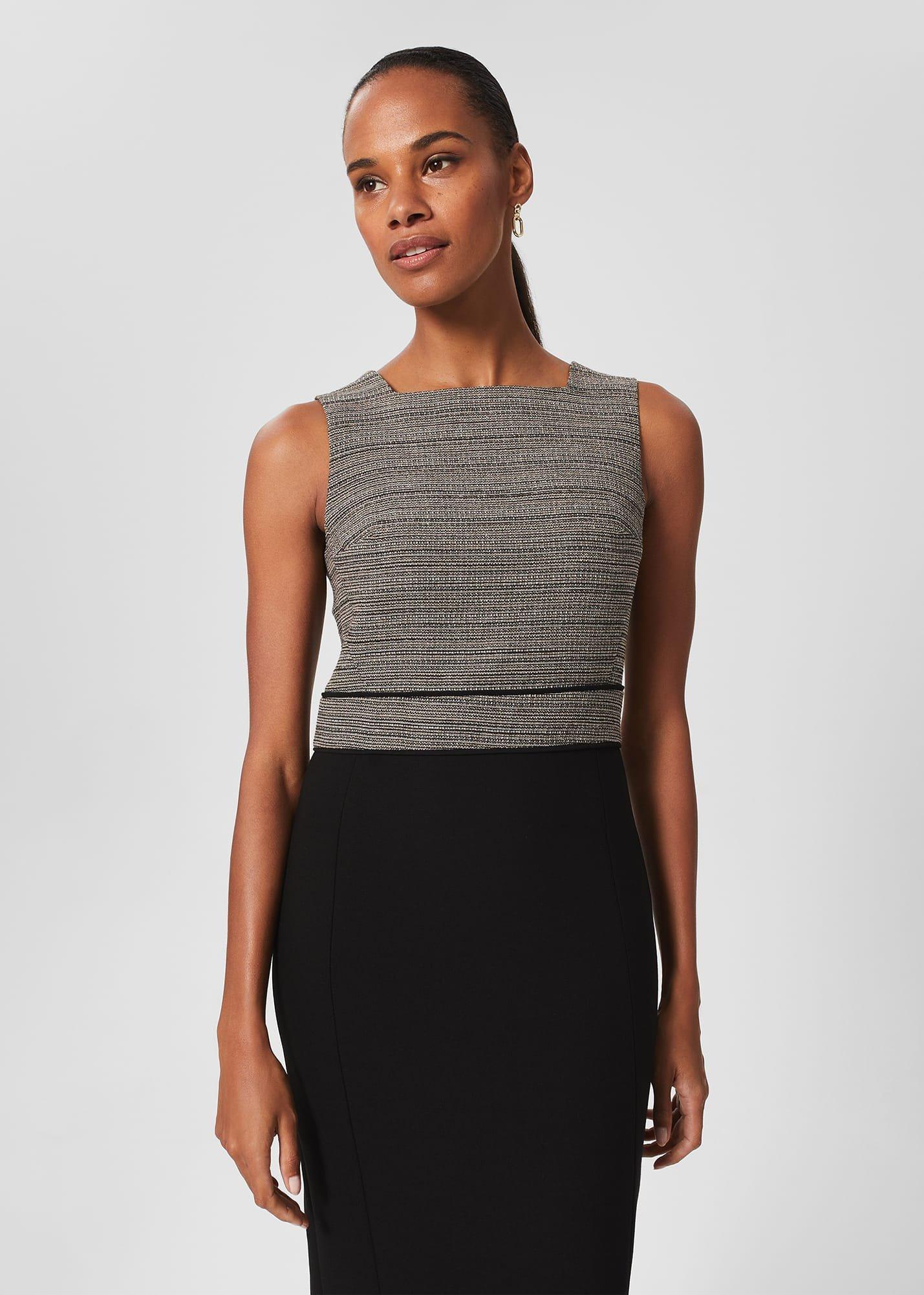 Kathy Dress, Black Ivory, hi-res