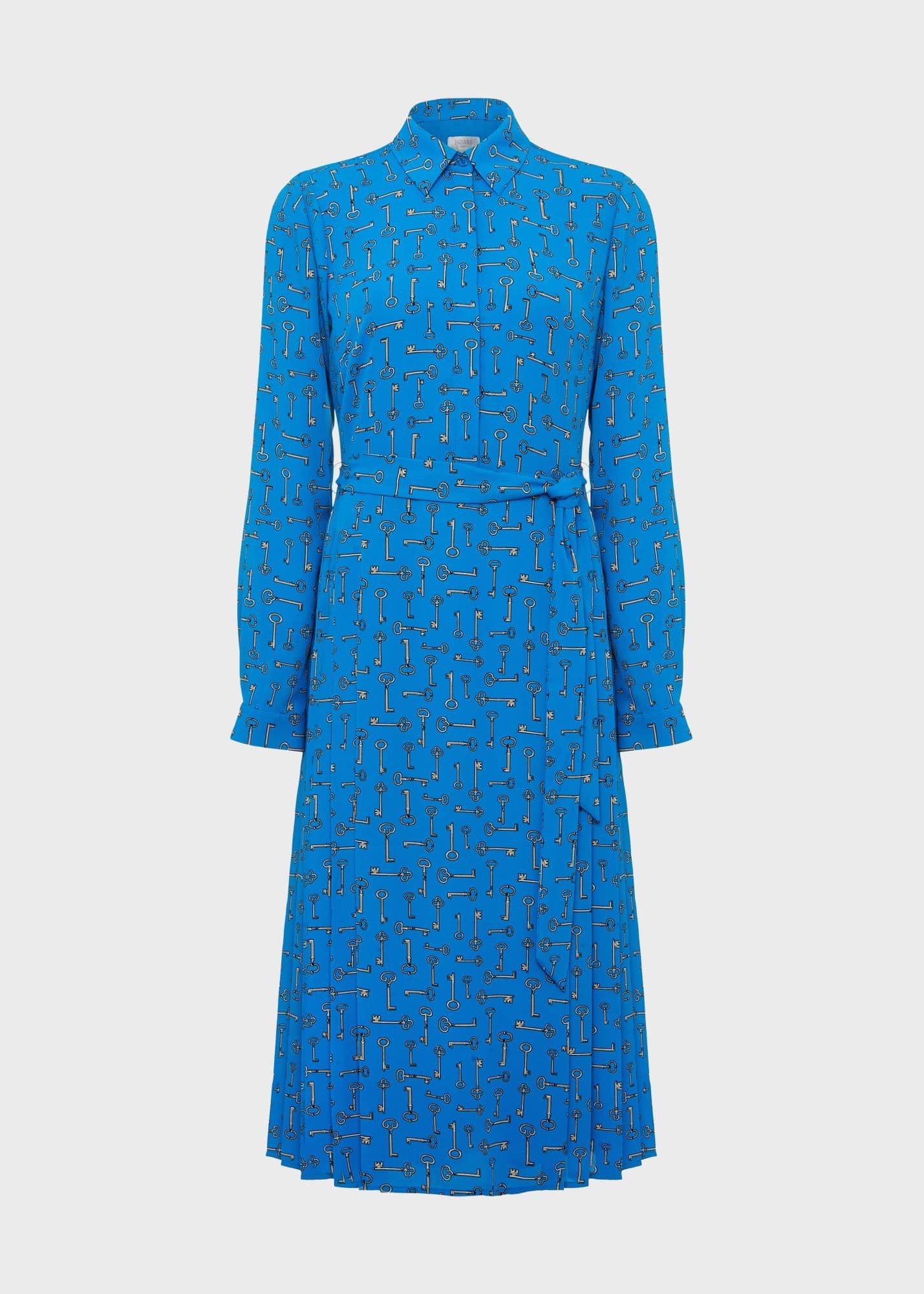 Alberta Shirt Dress, Imperial Blue, hi-res