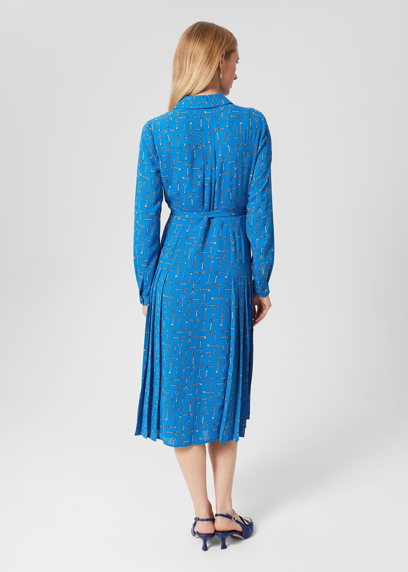 Alberta Shirt Dress, Imperial Blue, hi-res