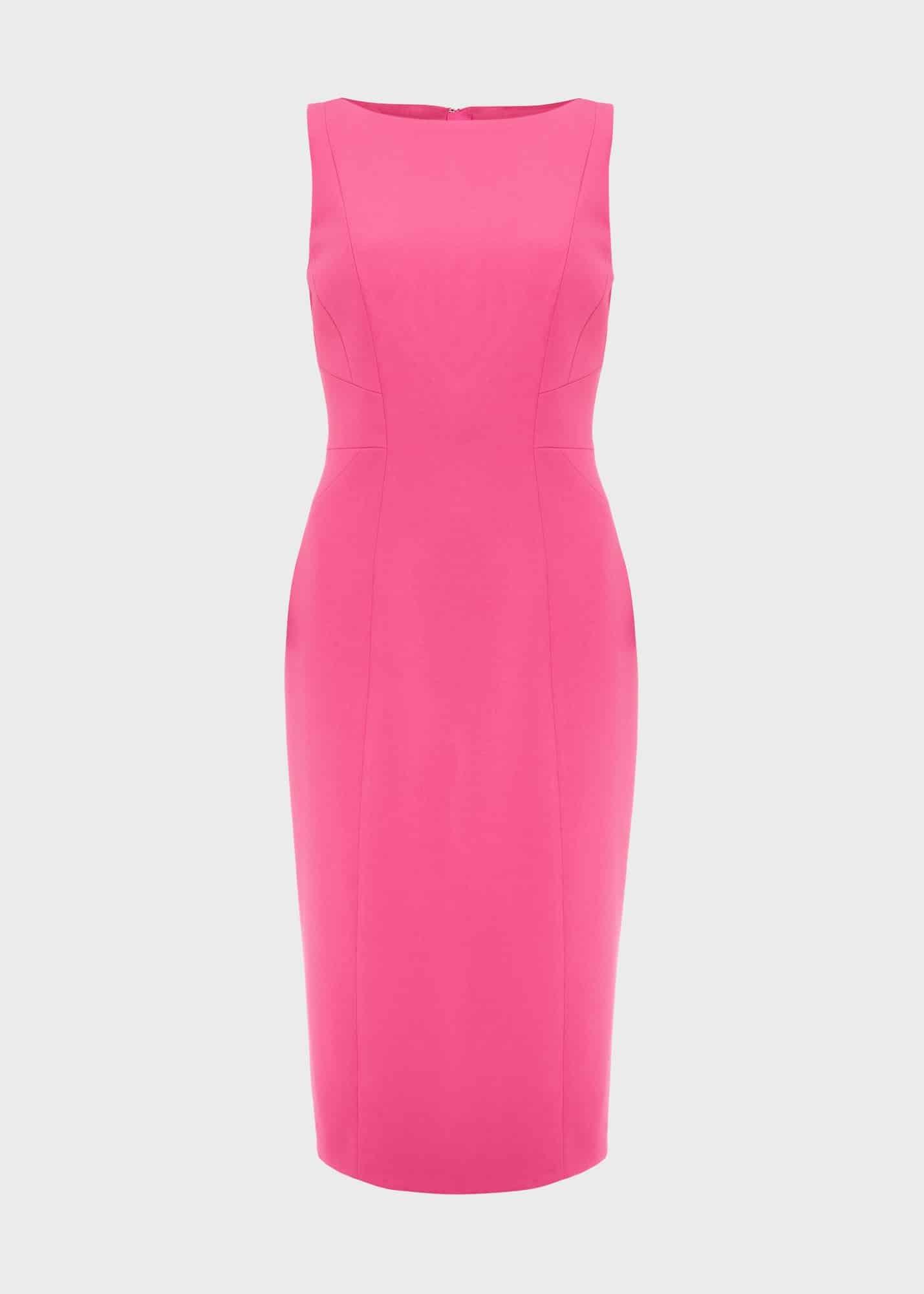 Dania Shift Dress Bright Pink , Bright Pink, hi-res