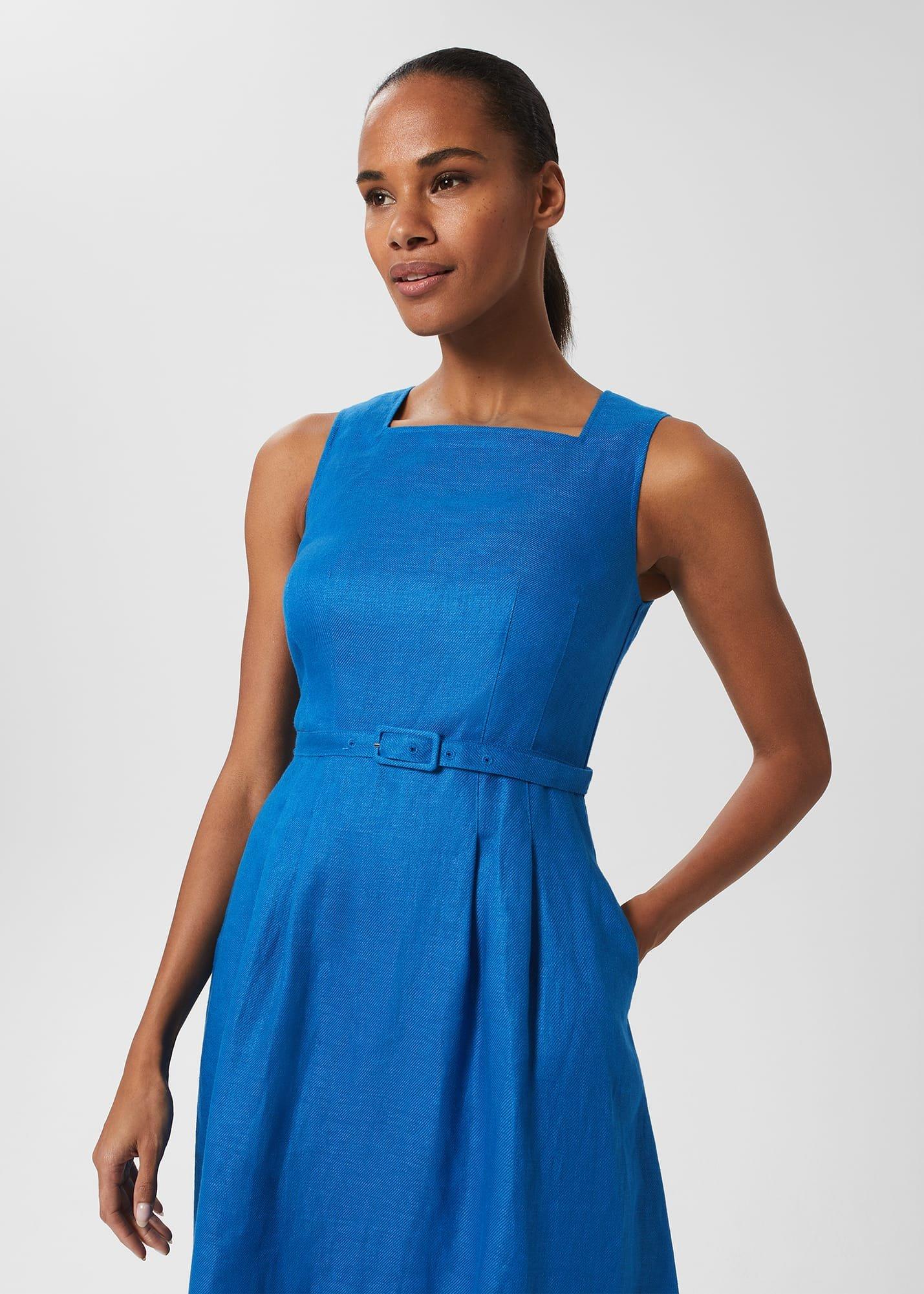Petite Jaida Dress, Imperial Blue, hi-res