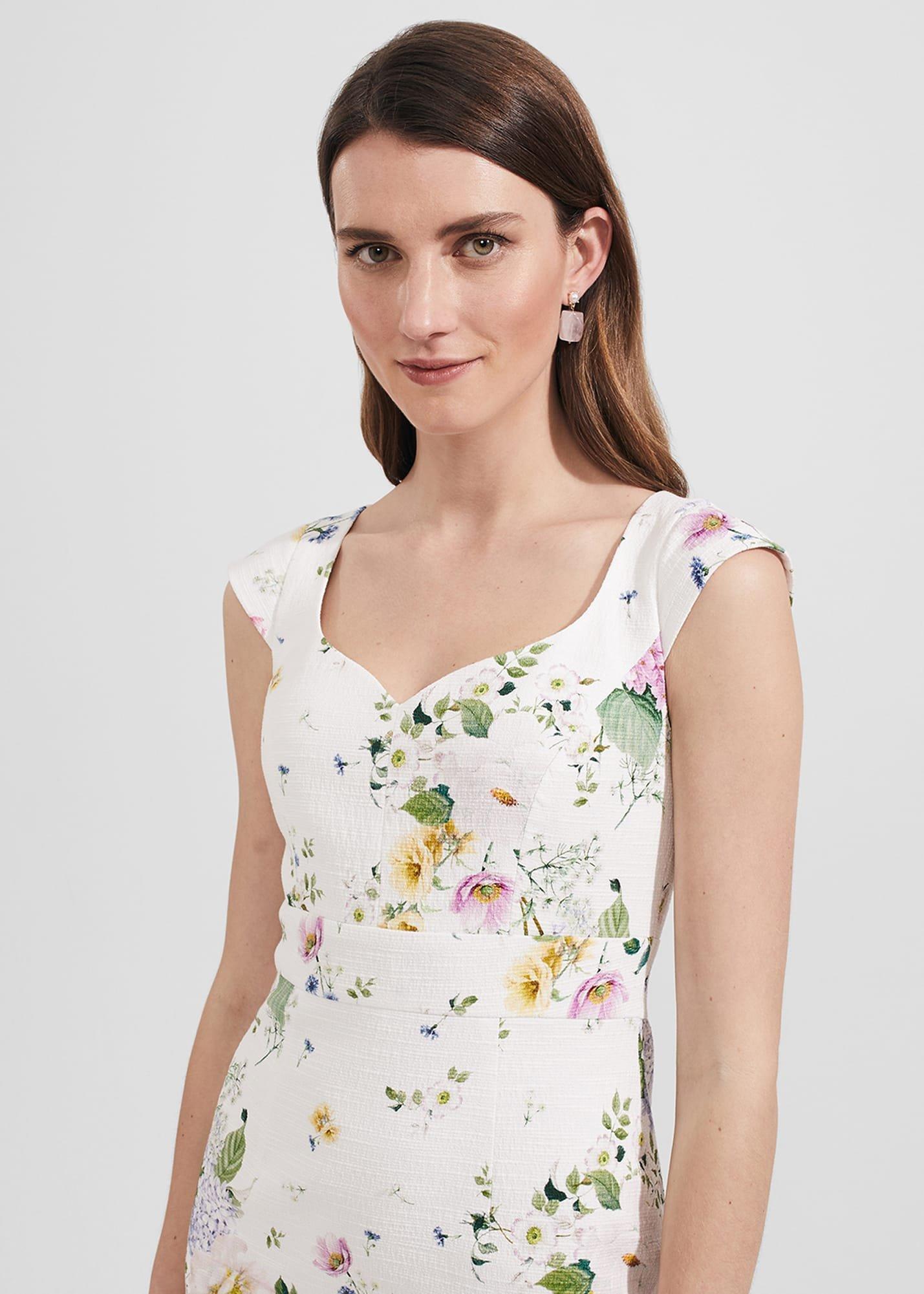 Emmaline Dress, Ivory Multi, hi-res