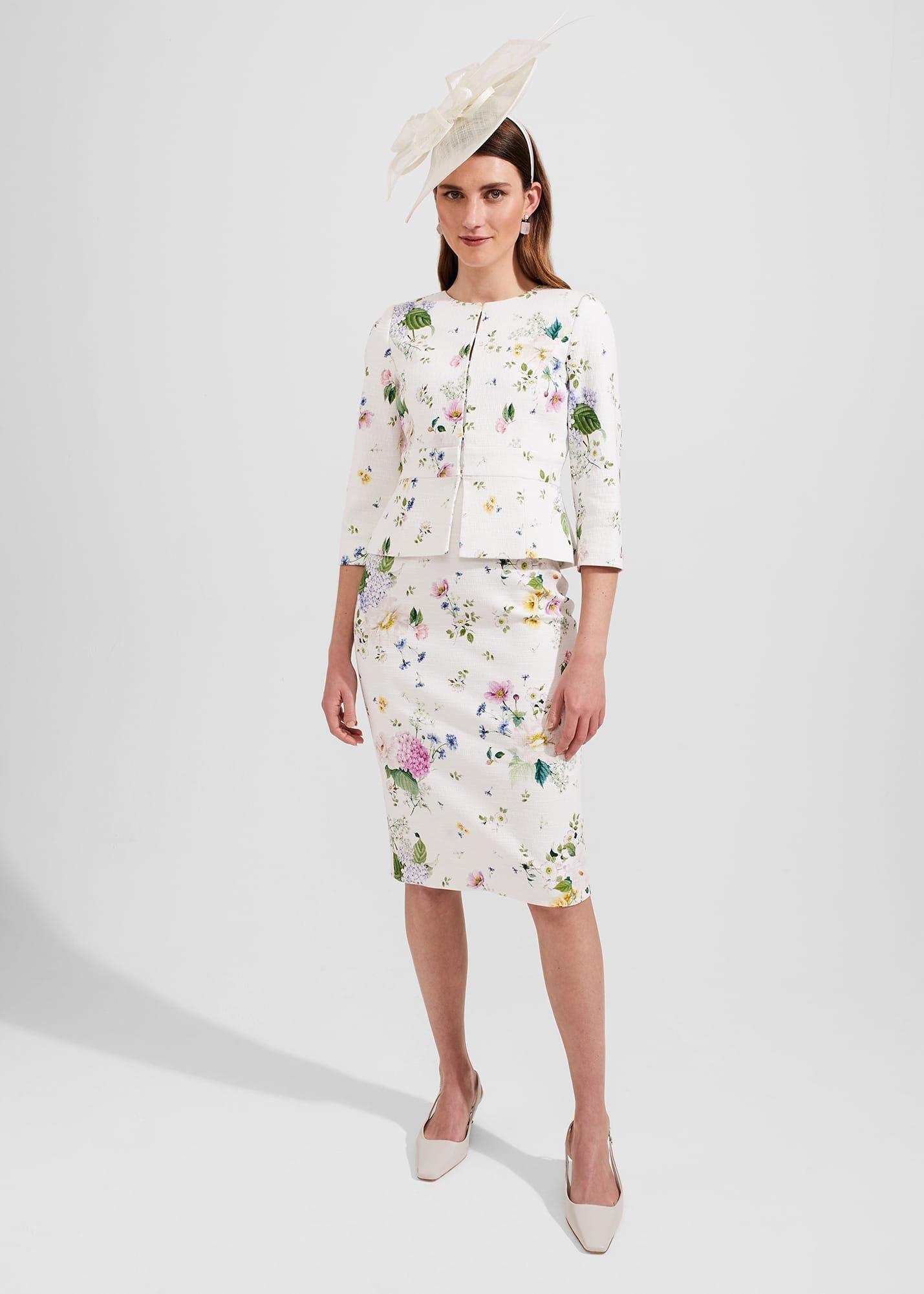 Emmaline Dress, Ivory Multi, hi-res