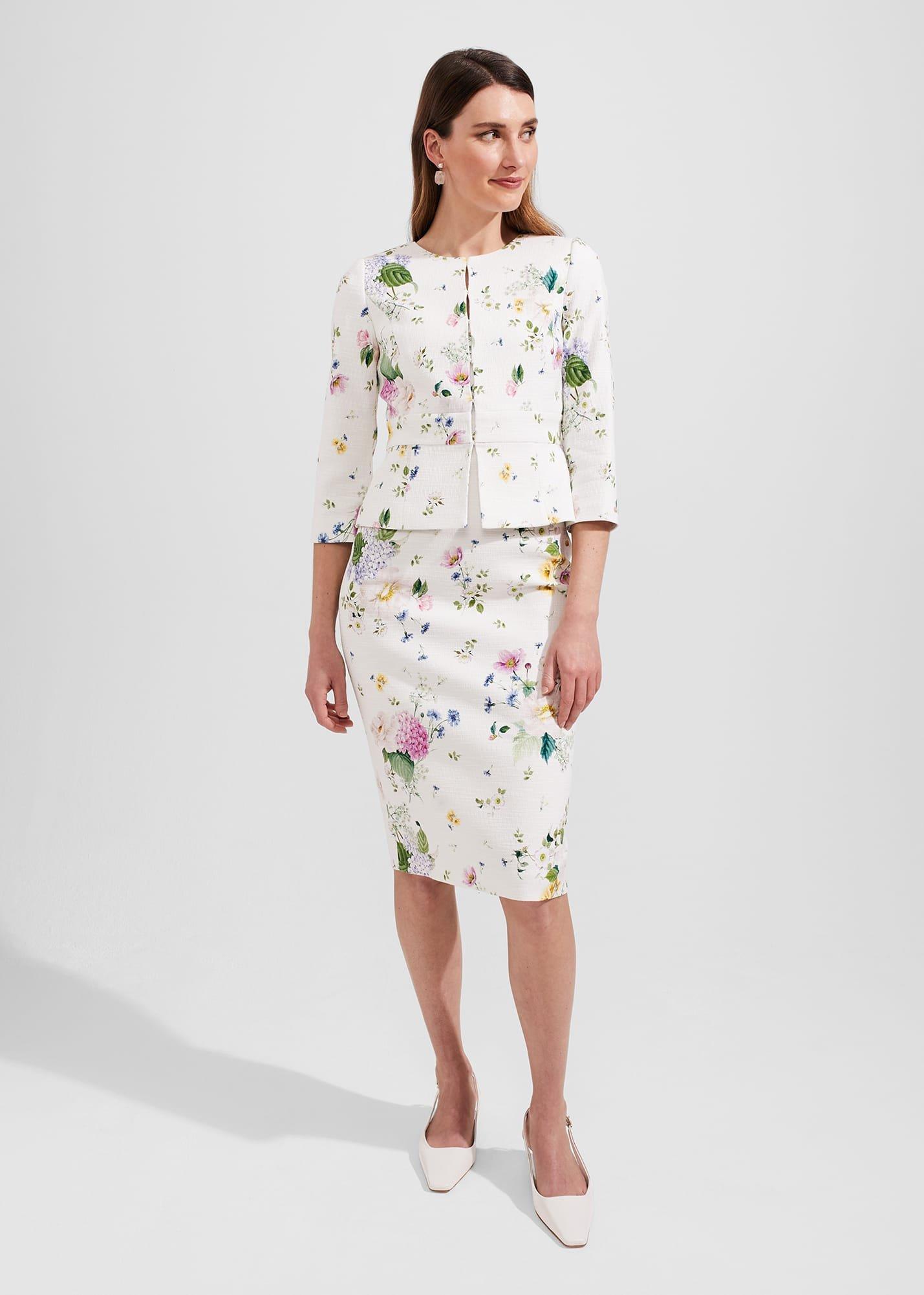 Emmaline Dress, Ivory Multi, hi-res