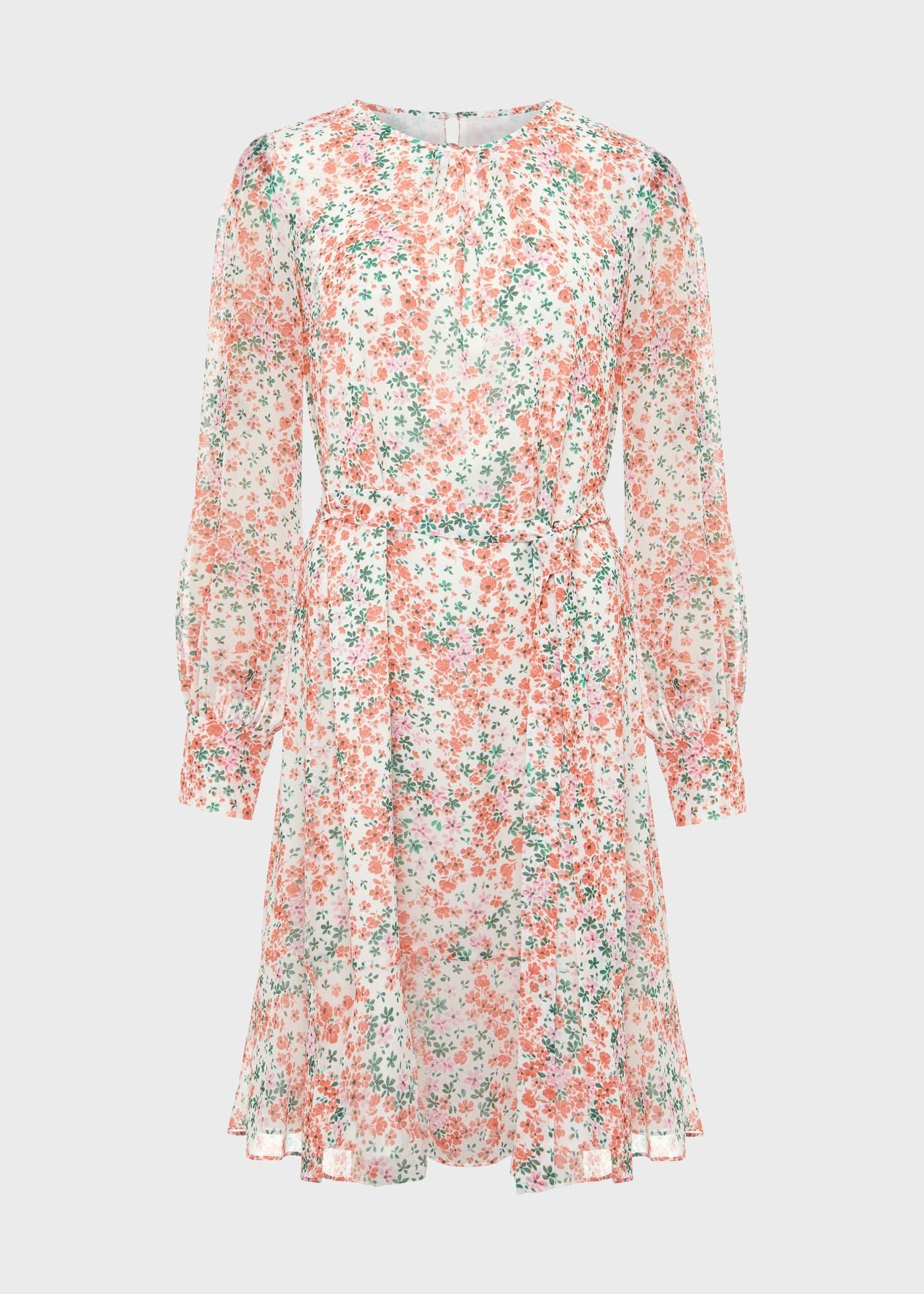 Frances Dress, Ivory Multi, hi-res