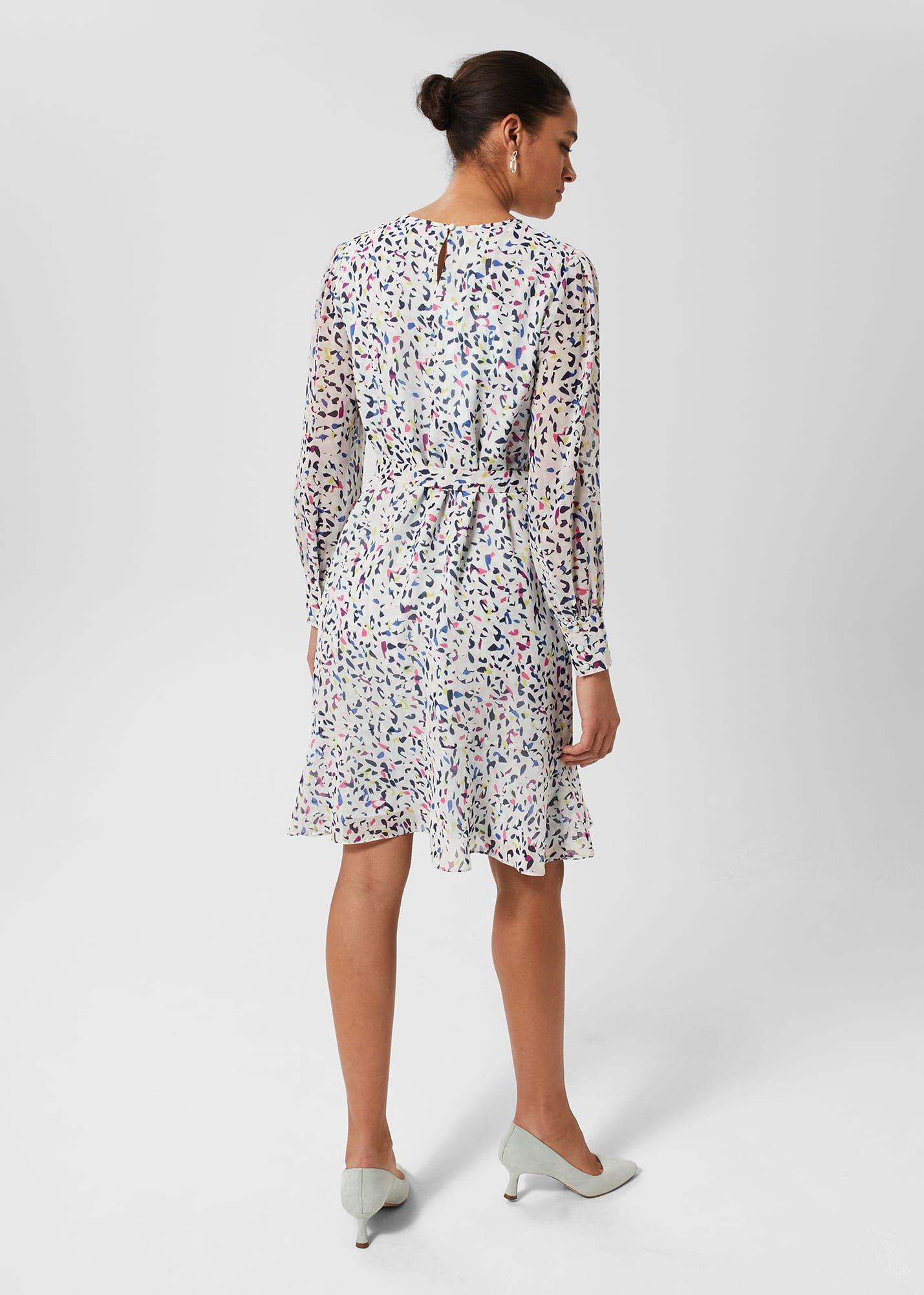 Petite Frances A Line Dress, Sage Green, hi-res