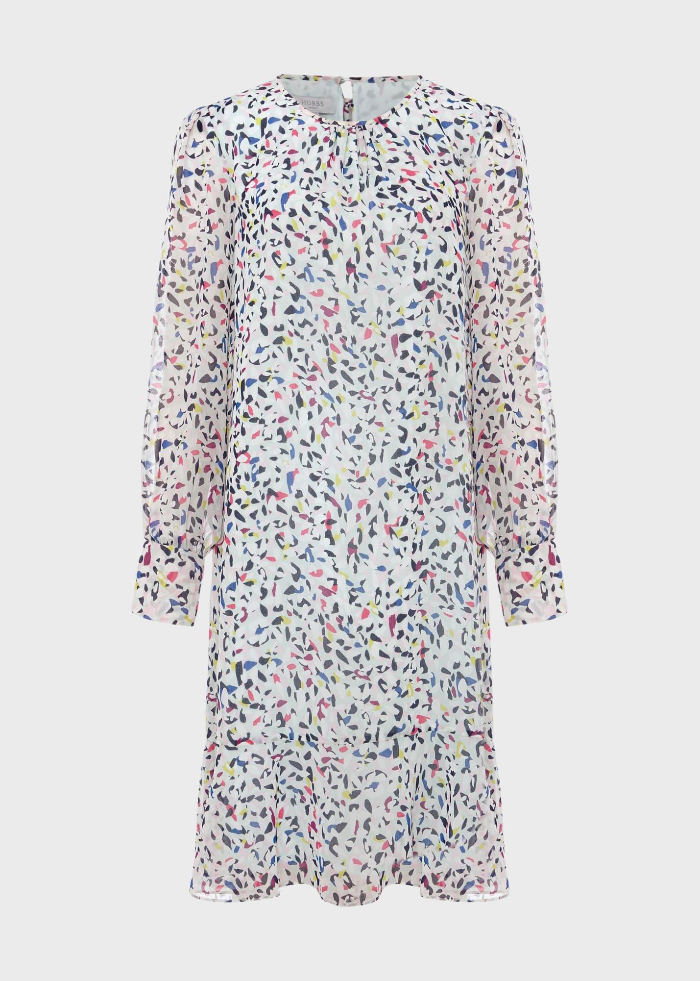 Petite Frances A Line Dress, Sage Green, hi-res